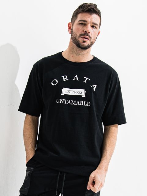 VINTAGE COLLEGE CREW T / OR2-T-001 / プリントTシャツ / ブラック (6月中旬入荷予定)