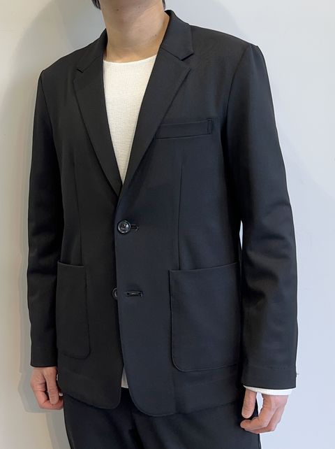 RAY JACKET / RC31-JK-003 / ボックスシルエットテーラードジャケット / ブラック