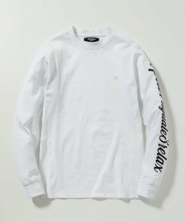 スリーブロゴロングTシャツ / ust-23055 / ホワイト