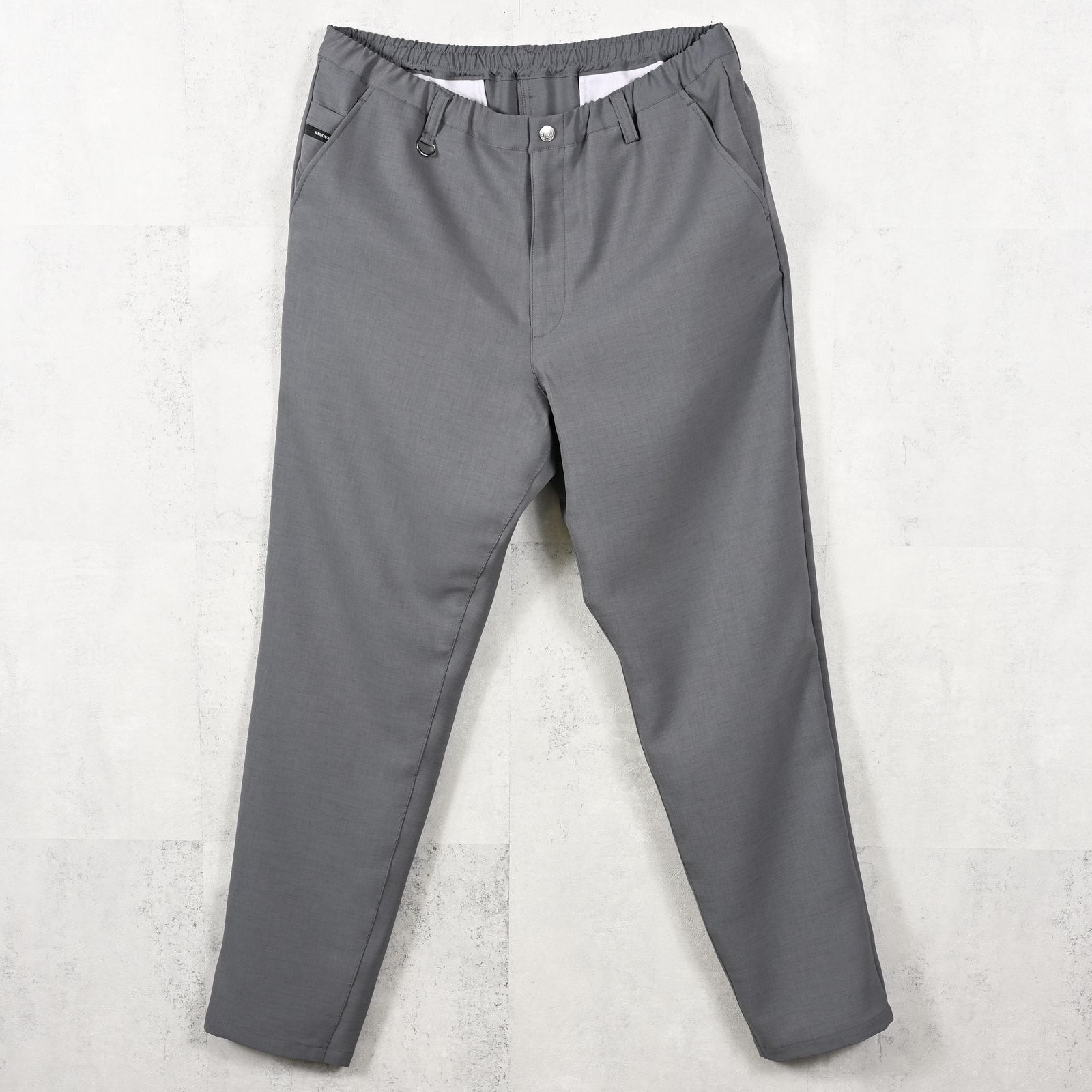 PAT WIDE EASY PANTS / RC40-ST-036BN / ワイドテーパードパンツ / ツイルグレー (4月中旬入荷予定)