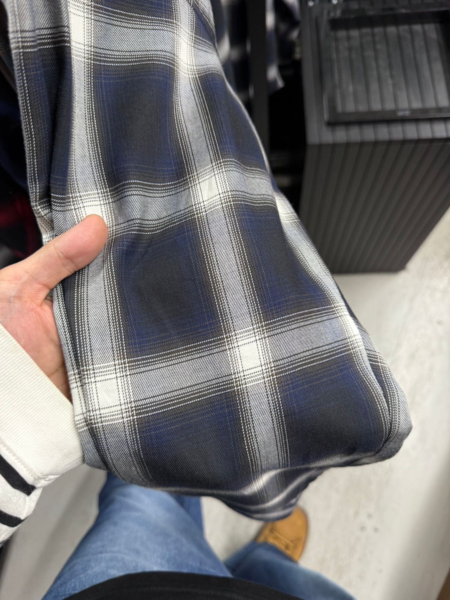 PULL JACK SHIRT / RC39-SH-003 / プルオーバーチェックシャツ / ネイビー (3月上旬入荷予定)