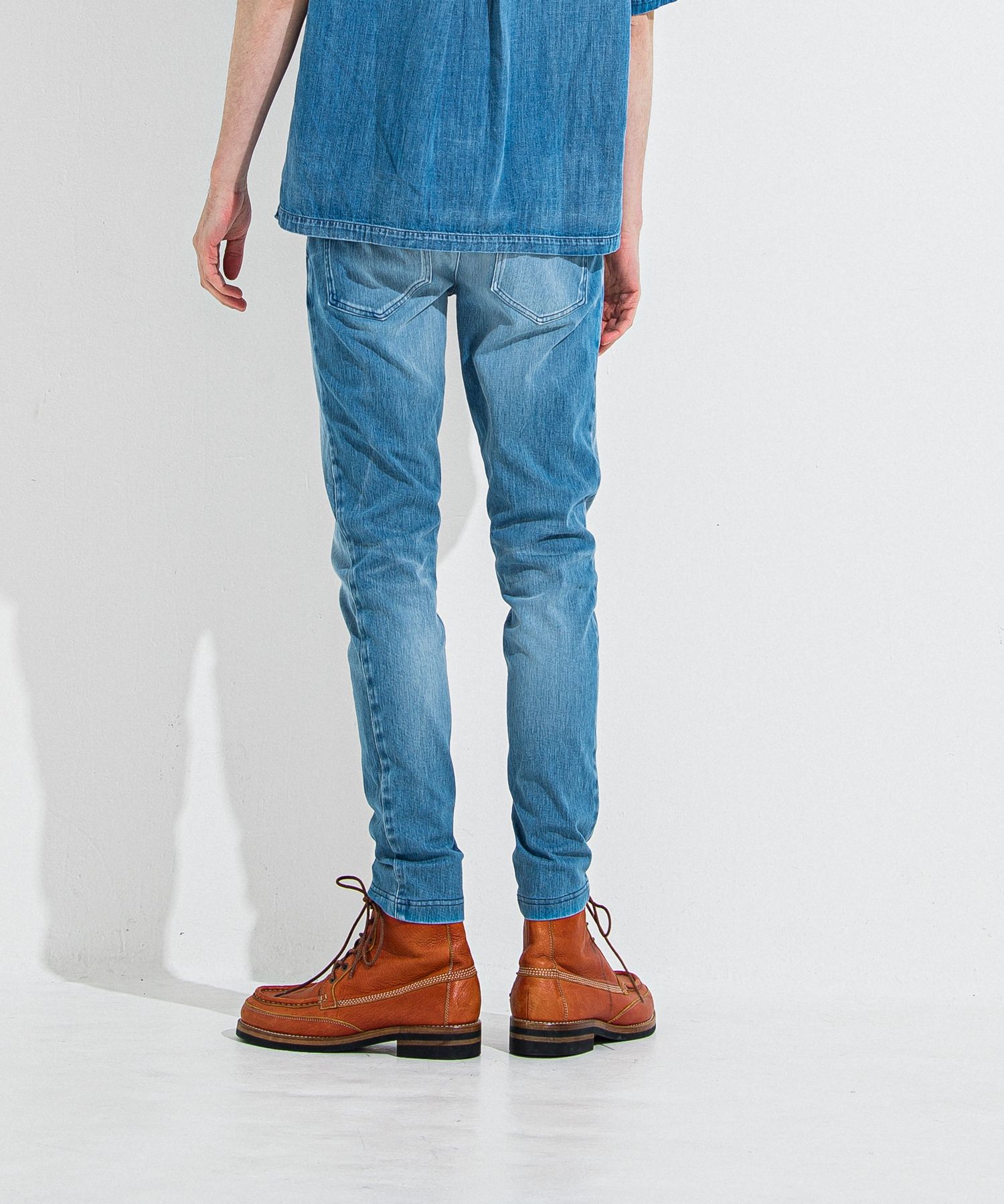 DENIM JERSEY CHRIS EASY TUCK PT / RC36-ST-016TD / ライトオンスデニムジャージイージータックパンツ / ライトインディゴ