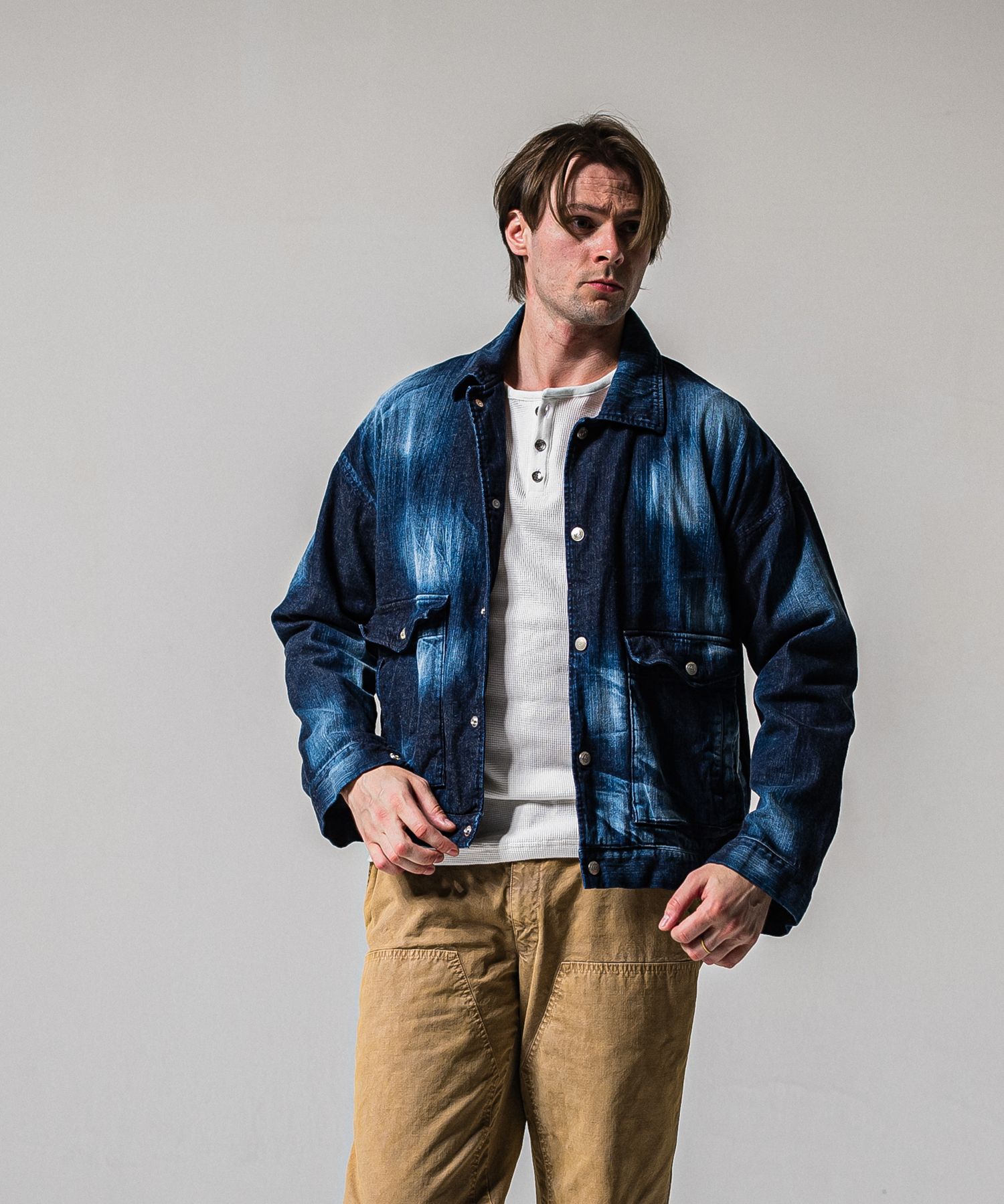 RC CAVER ALL / RC39-JK-004 / デニムカバーオール / ダークインディゴ (2月中旬入荷予定)