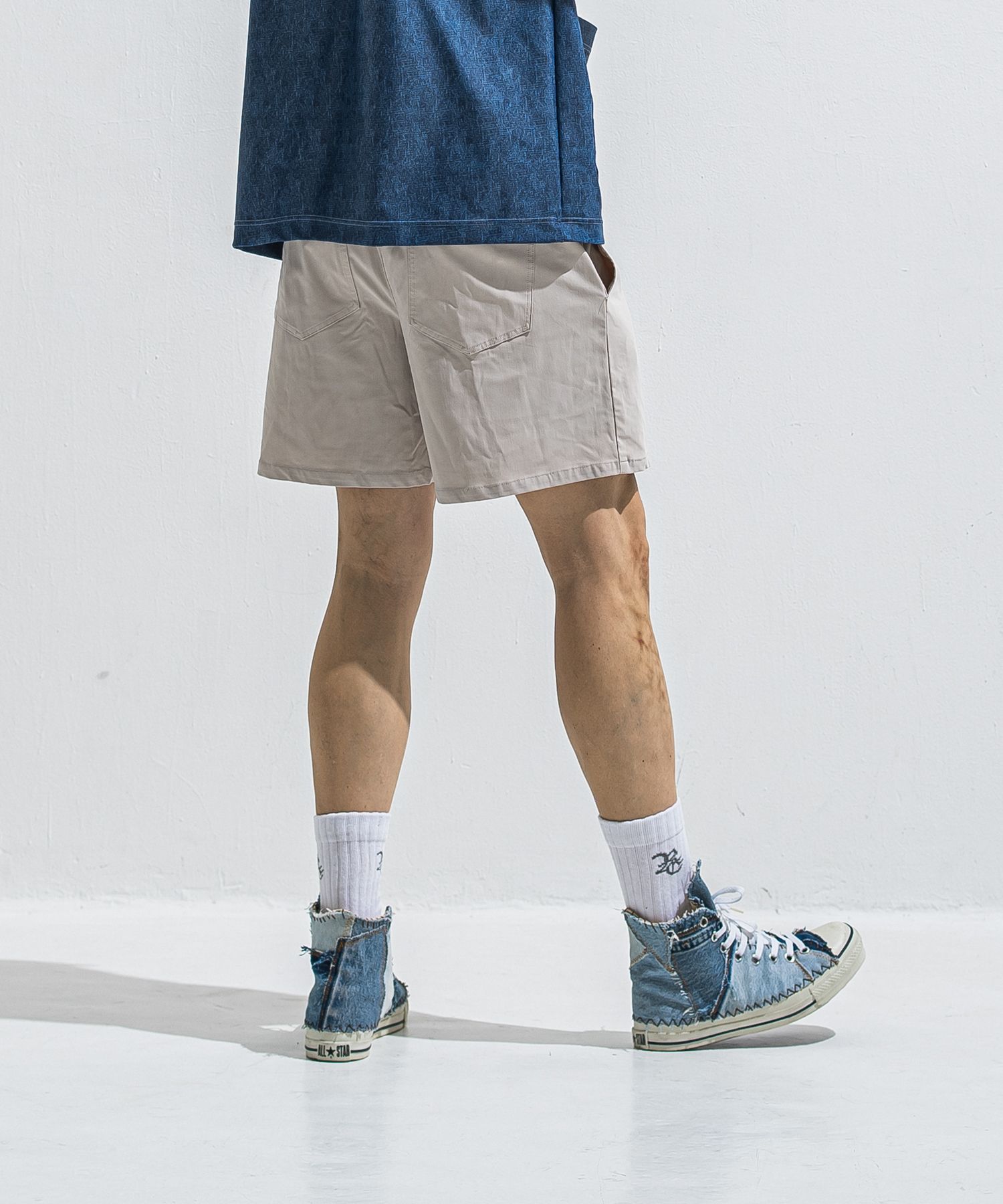 TV NYLON SHORTS / RC40-HP-004 / リラックスナイロンショーツ / グレージュ (6月上旬入荷予定)