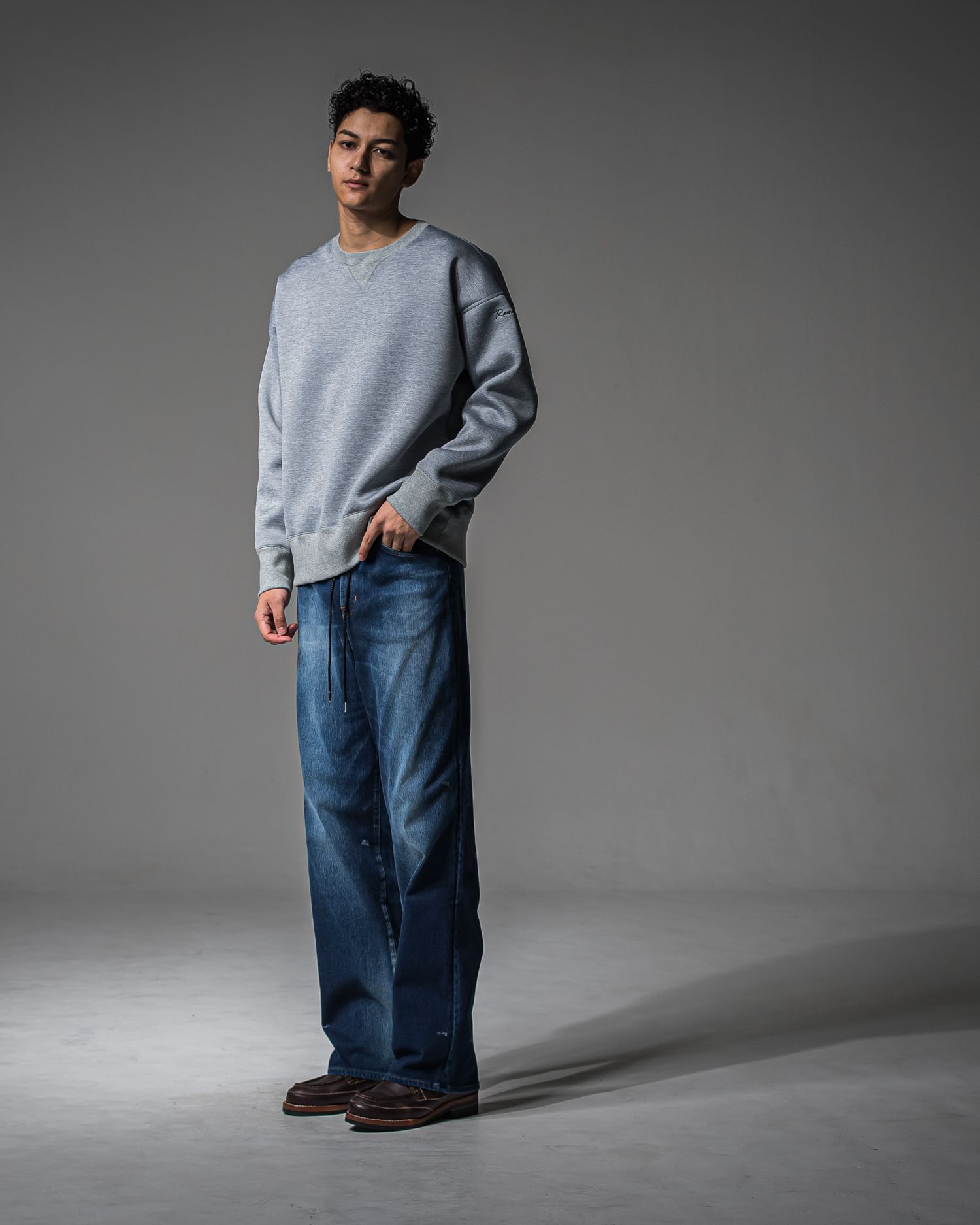 KING DENIM JERSEY / RC37-ST-005 / デニムジャージ バギーワイドパンツ / ダークインディゴ