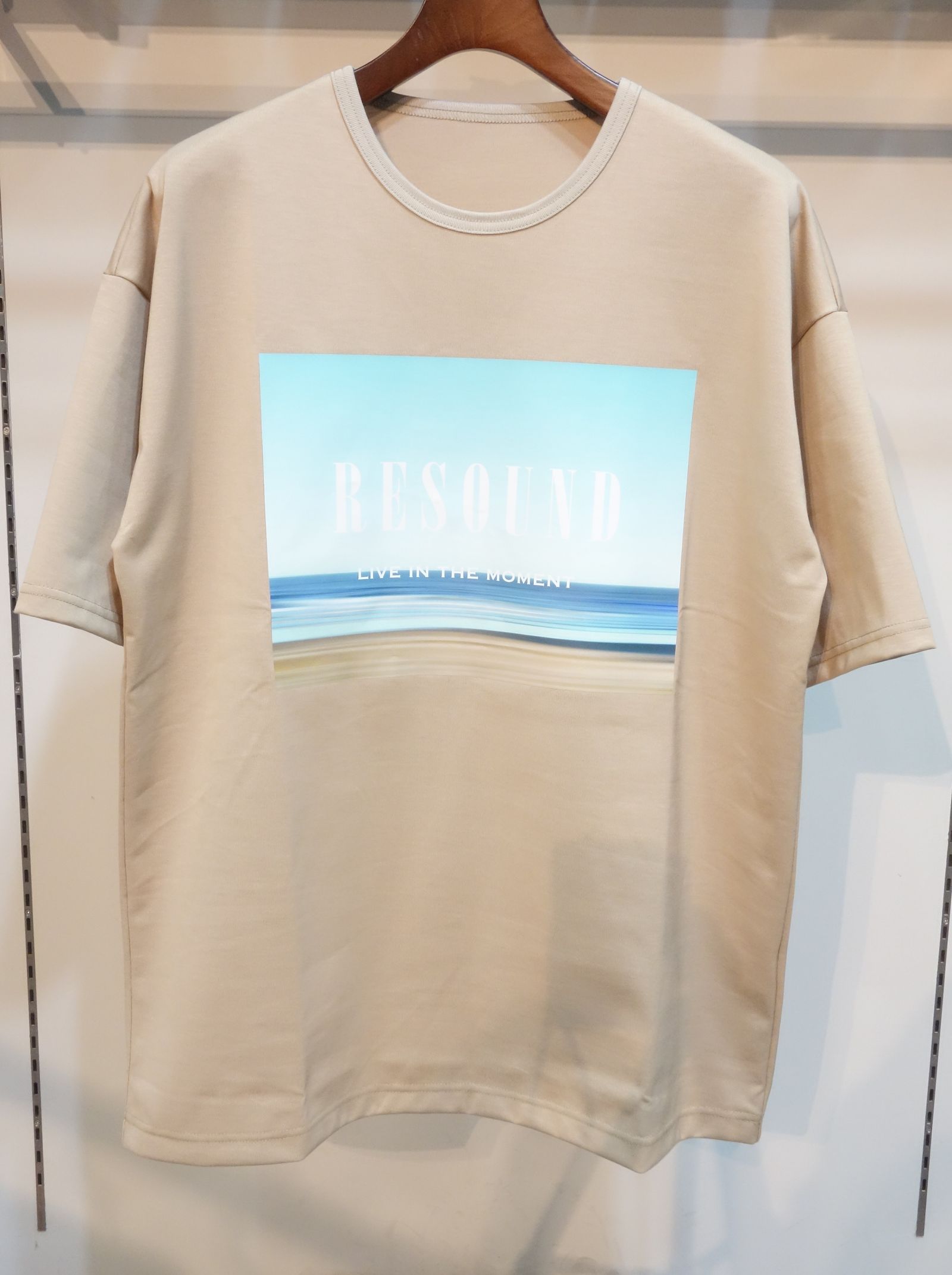 WEST BEACH PHOTO LOOSE TEE / RC23-T-002 / フォトプリントビッグTシャツ