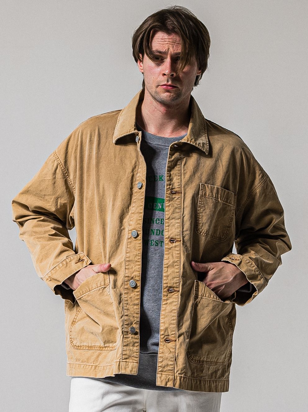 RC CAVER ALL / RC39-JK-004 / デニムカバーオール / ダックブラウン (3月中旬入荷予定)