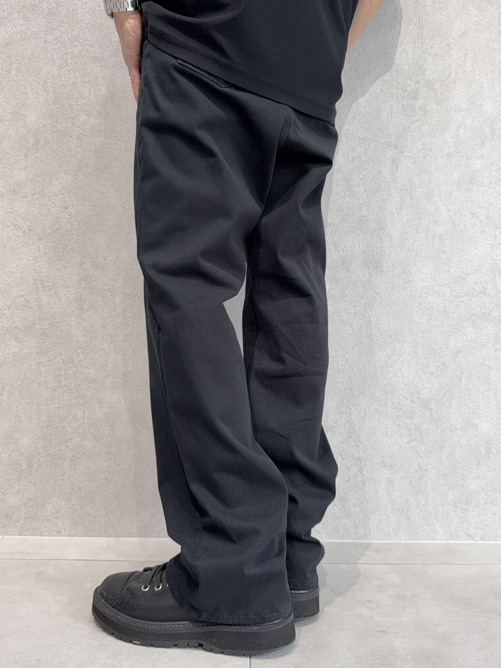 KING DENIM JERSEY / BASIC-ST-005 / デニムジャージバギーワイドパンツ / ブラック