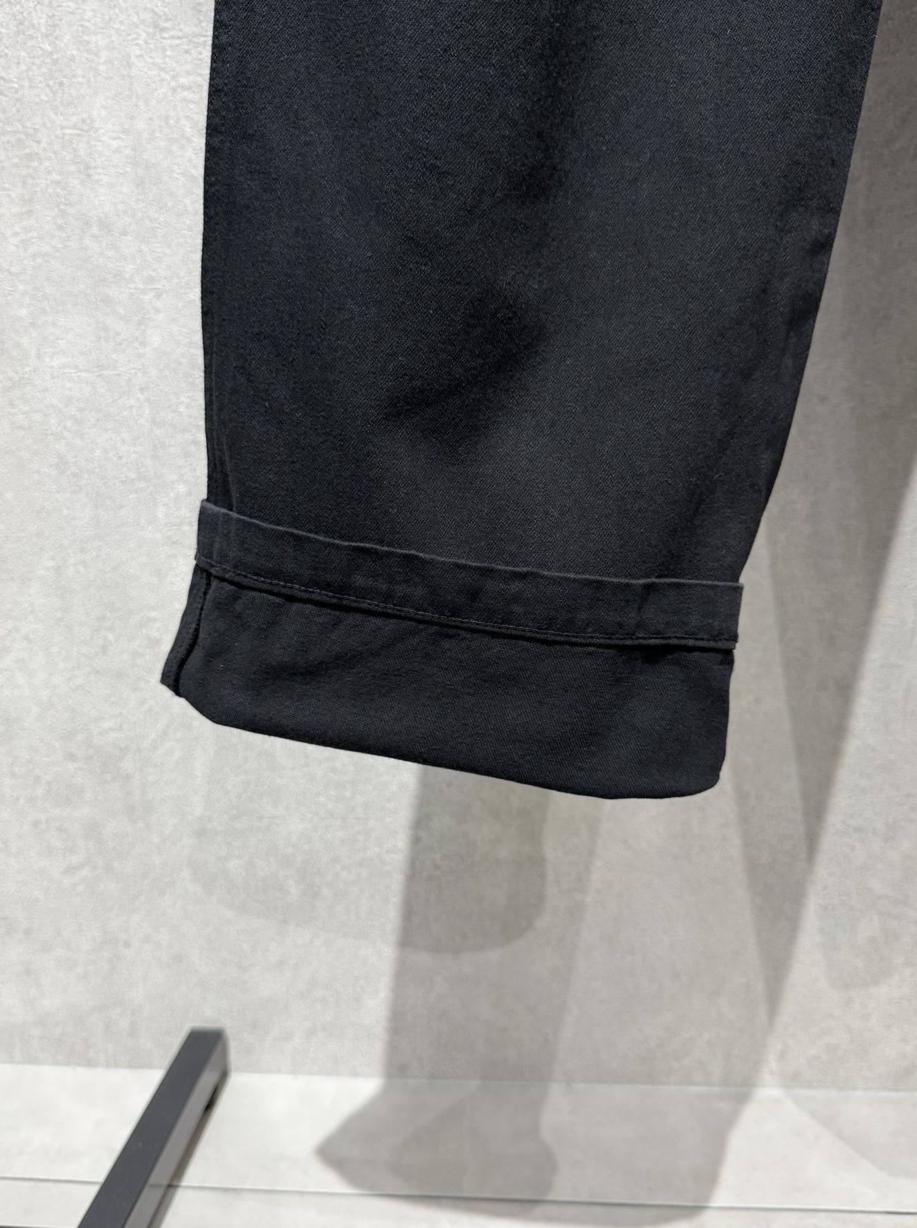 WK PT / RC41-ST-042 / ワンタックワークデニムパンツ / ブラック