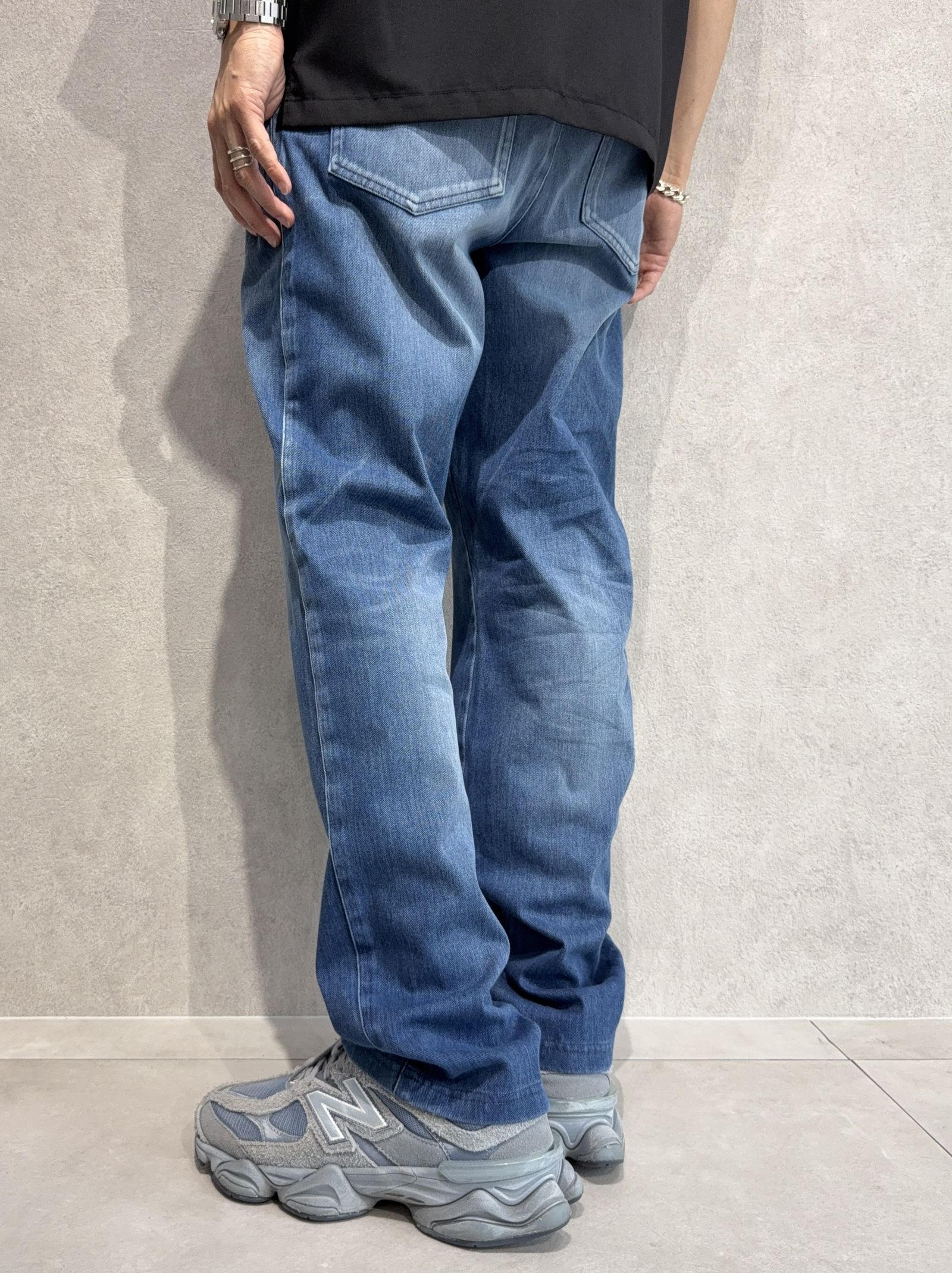 DENIM JERSEY WIDE PT / RC36-ST-016WTD / ライトオンスデニムジャージワイドパンツ / ダークインディゴ