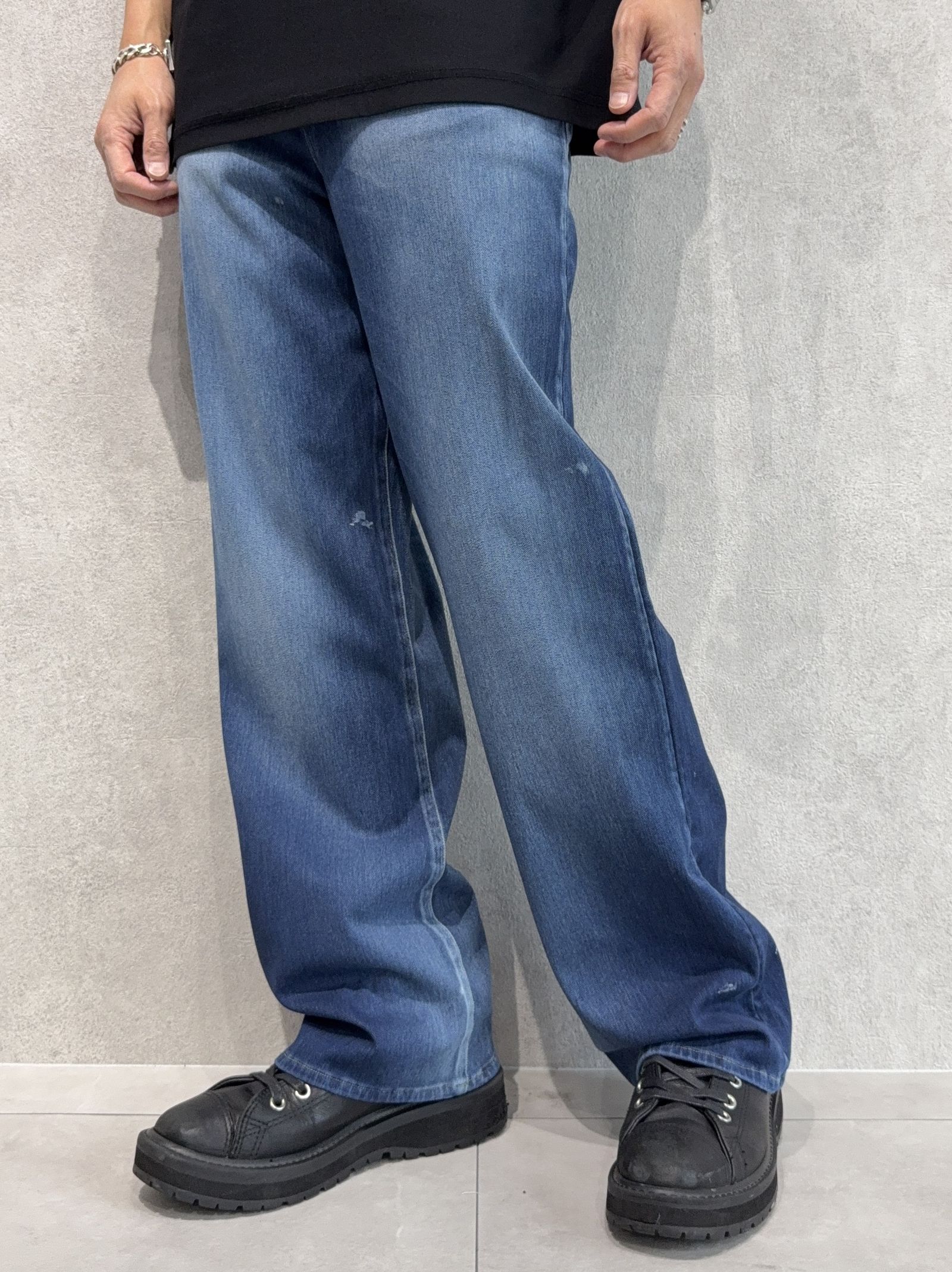 KING DENIM JERSEY / RC37-ST-005 / デニムジャージ バギーワイドパンツ / ダークインディゴ