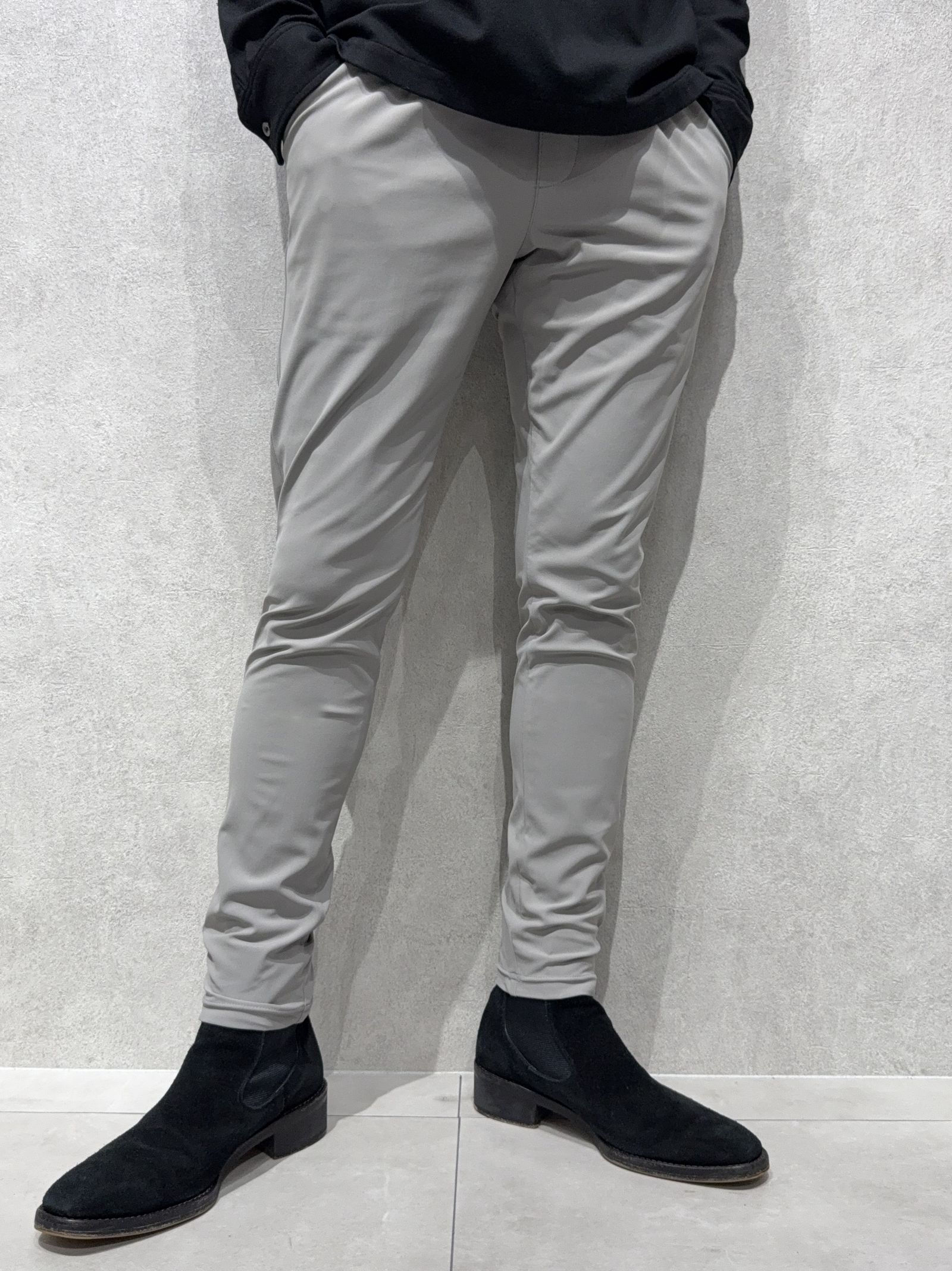 CHRIS EASY TUCK PANTS / RC39-ST-016T / ナイロンイージータックパンツ / グレー