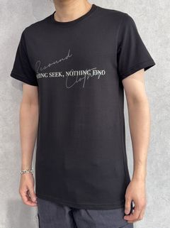 NSNF BASIC TEE / RC35-T-003 / メッセージロゴジャストTシャツ / ブラック