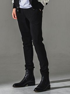 CHRIS EASY BLISTER TUCK PANTS / RC41-ST-016T / イージータックパンツ / ブリスターブラック (7月下旬入荷予定)