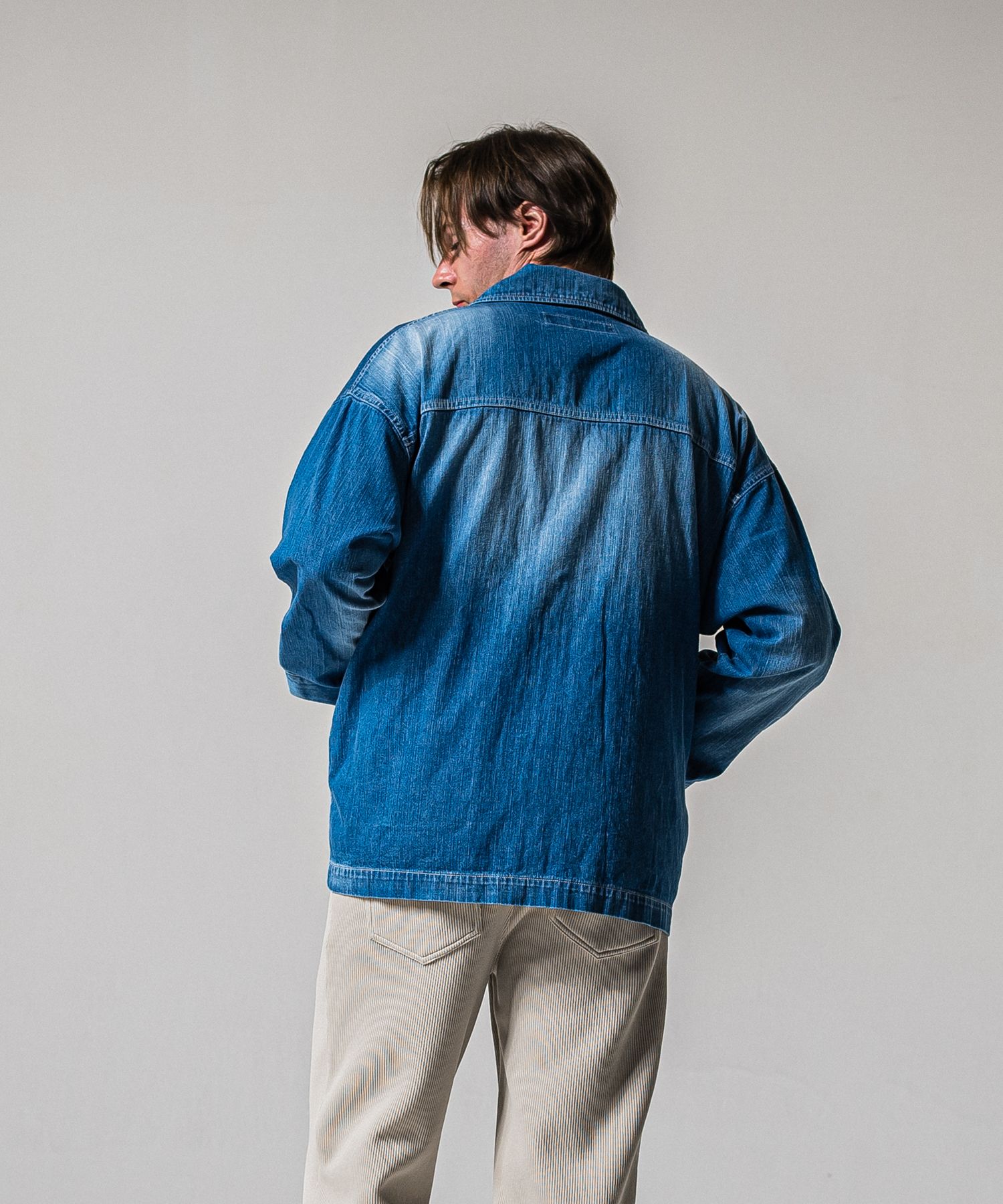 RC CAVER ALL / RC39-JK-004 / デニムカバーオール / ライトインディゴ (2月中旬入荷予定)