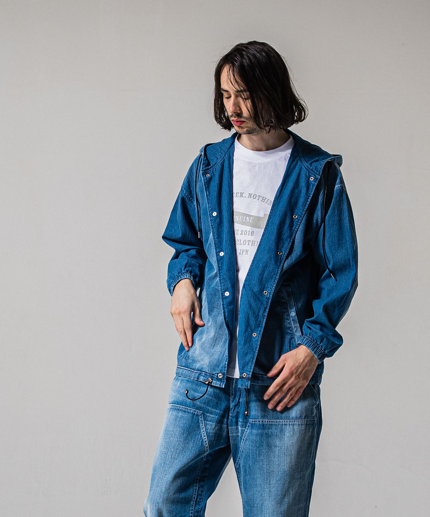 COACH HOODIE / RC39-JK-005 / コーチパーカー / インディゴ (2月中旬入荷予定)