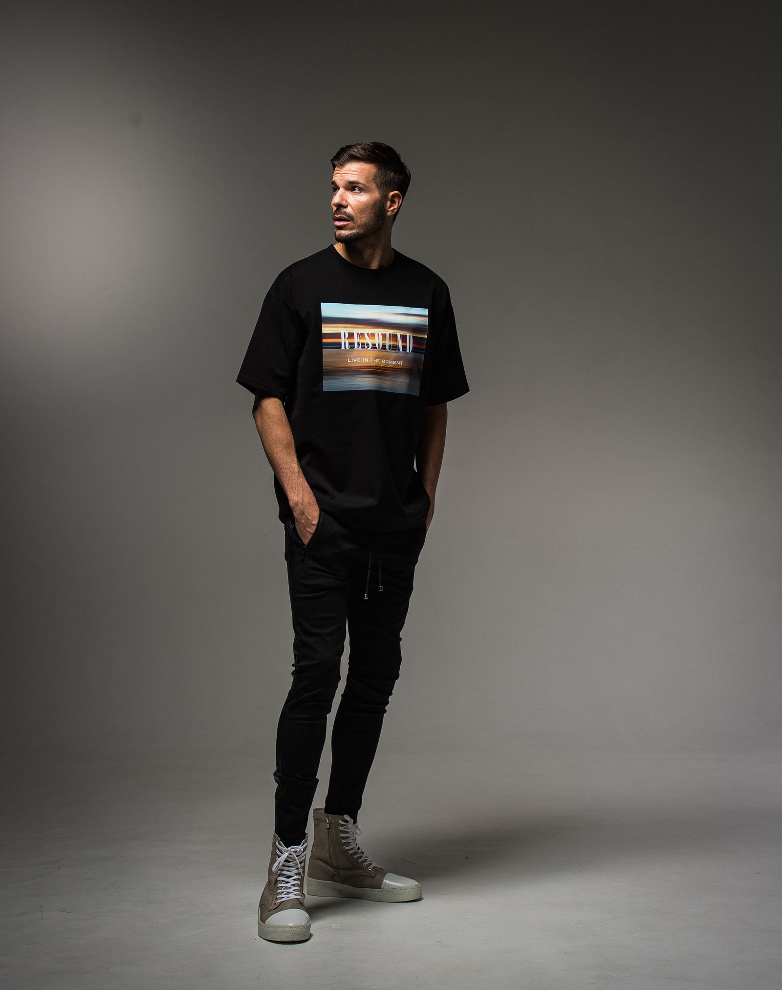 WEST BEACH PHOTO LOOSE TEE / RC23-T-002 / フォトプリントビッグTシャツ※