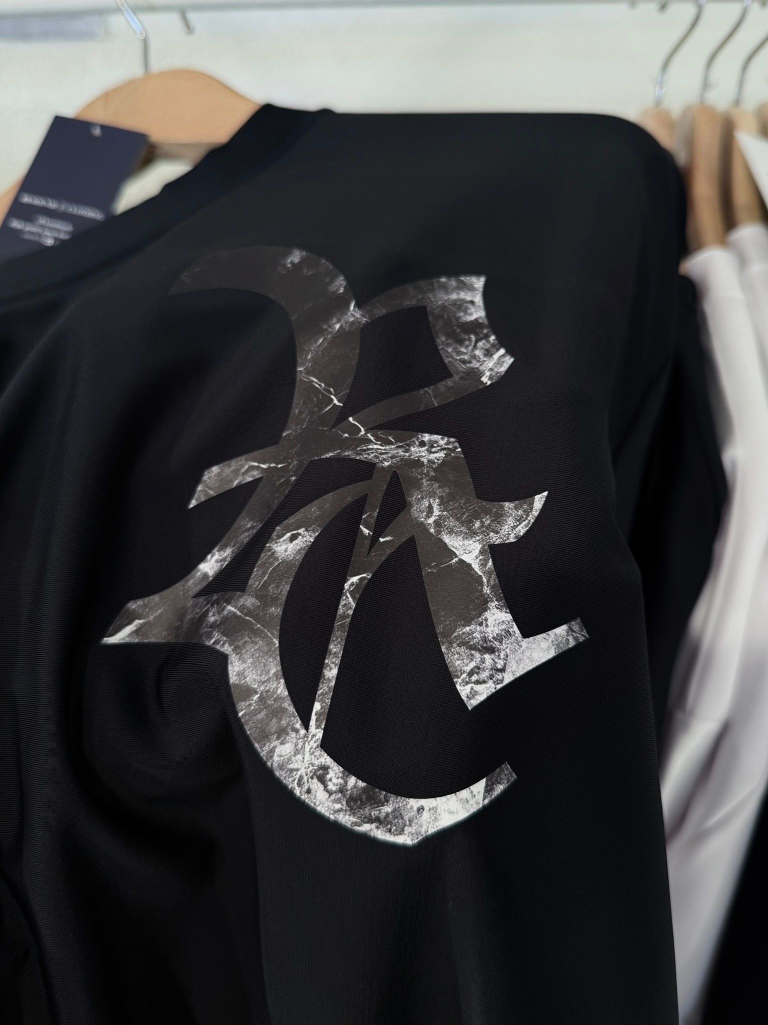 RC RUSH OVER T / RC40-T-009 / RCロゴラッシュガードビッグTシャツ / ブラック×ブラック (6月上旬入荷予定)