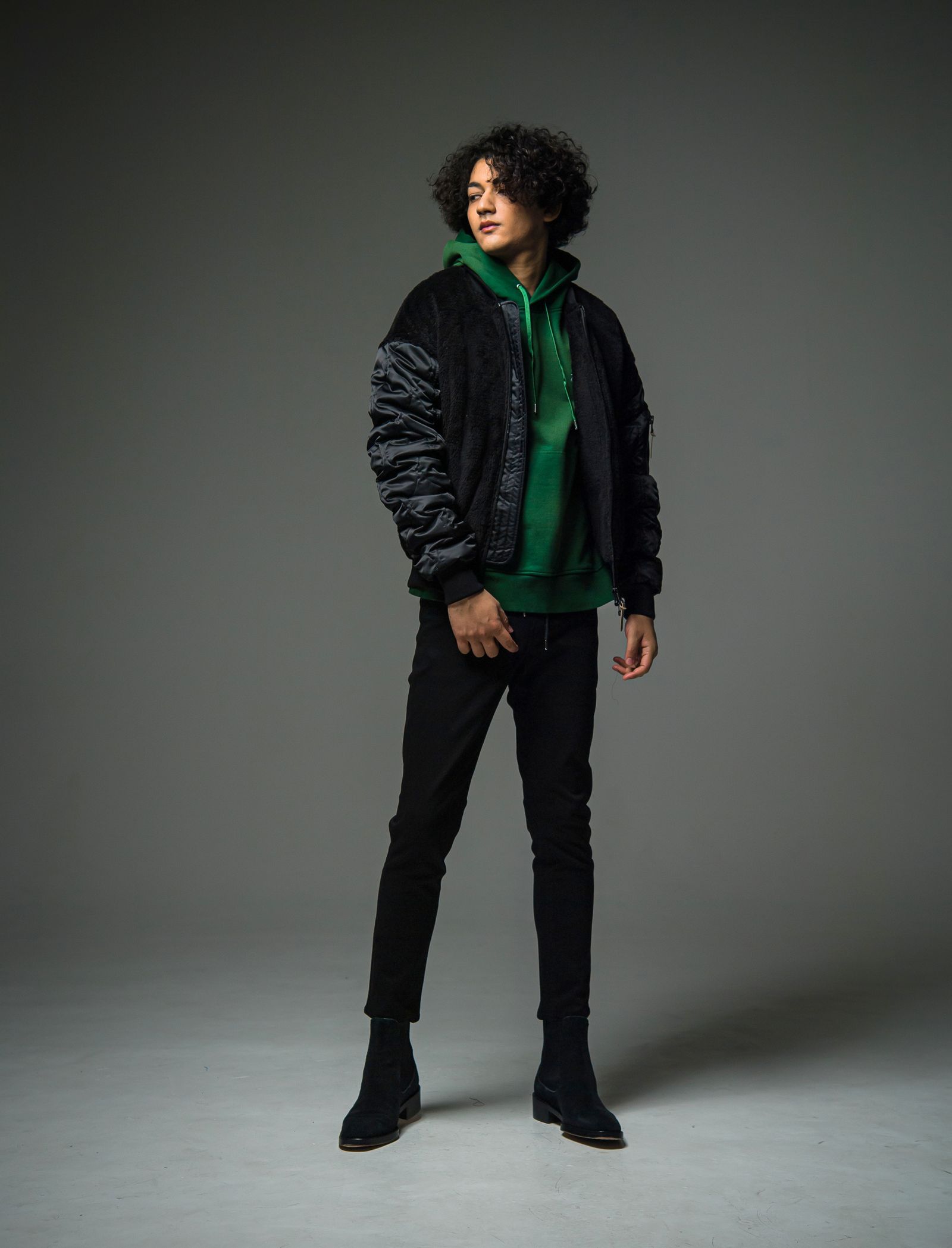 DAVID JACKET / RC29-JK-003 / MA-1 / ボアブラック