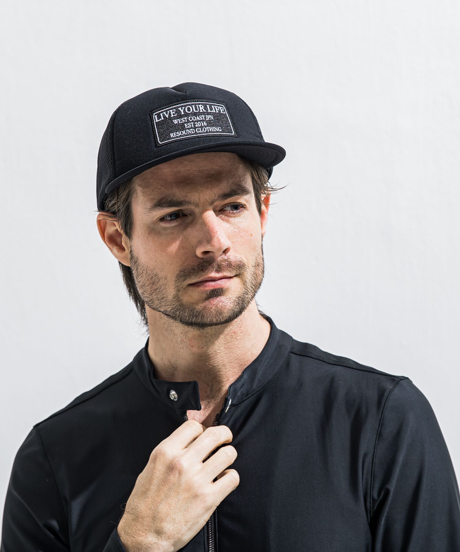 LIVE MESH CAP / RC40-CAP-001 / ロゴワッペンメッシュキャップ / ブラック (5月上旬入荷予定)