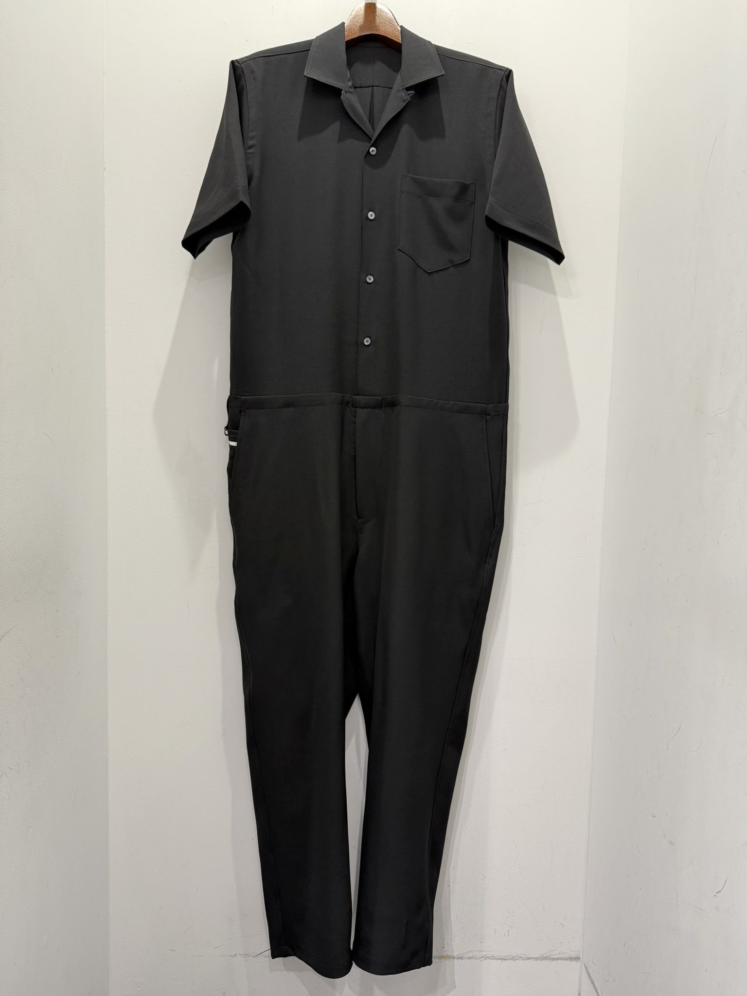 RAGE TWILL HALF ALL IN ONE / DP1-TN-001 / 半袖シャツオールインワン / ブラック