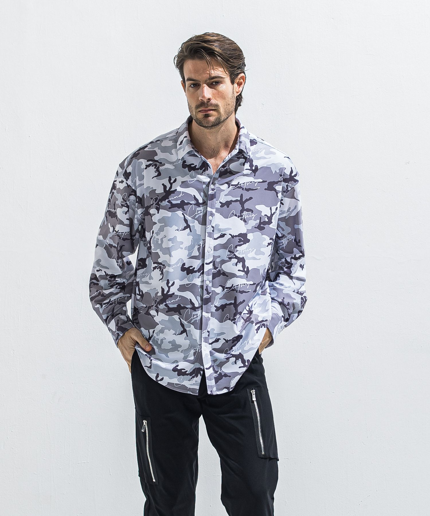 RUSH JACK SHIRTS / RC40-SH-001 / オーバーサイズラッシュガードシャツ / カモフラ (5月中旬入荷予定)