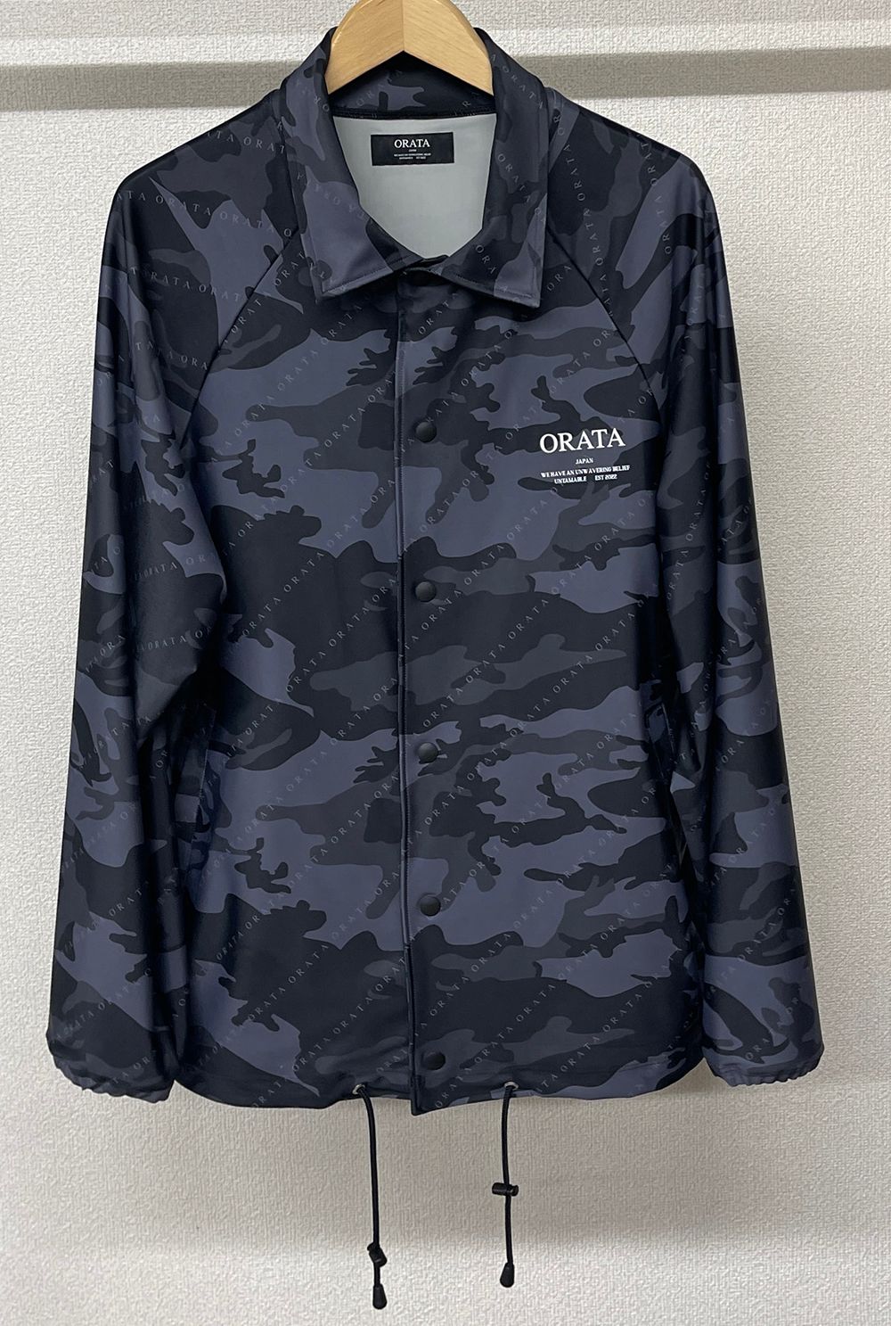 RUSH COACH JACKT / OR2-JK-001 / ラッシュガードコーチジャケット / ブラックカモフラ (7月上旬入荷予定)