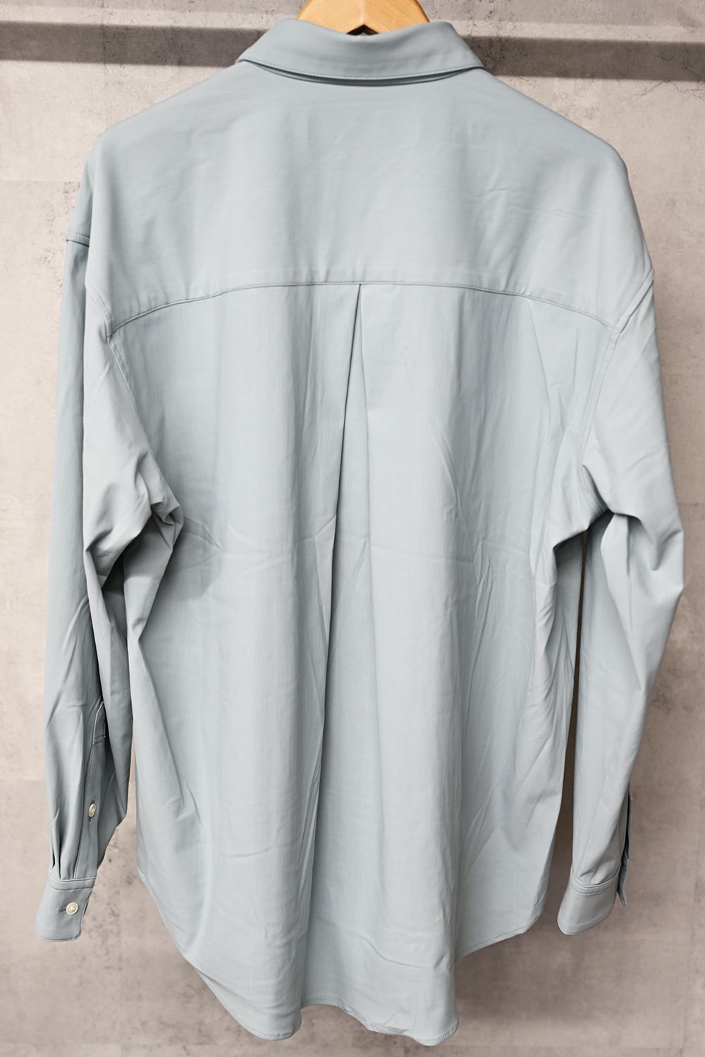 NYLON JACK SHIRTS / RC33-SH-001 / オーバーサイズナイロンシャツ / アクア
