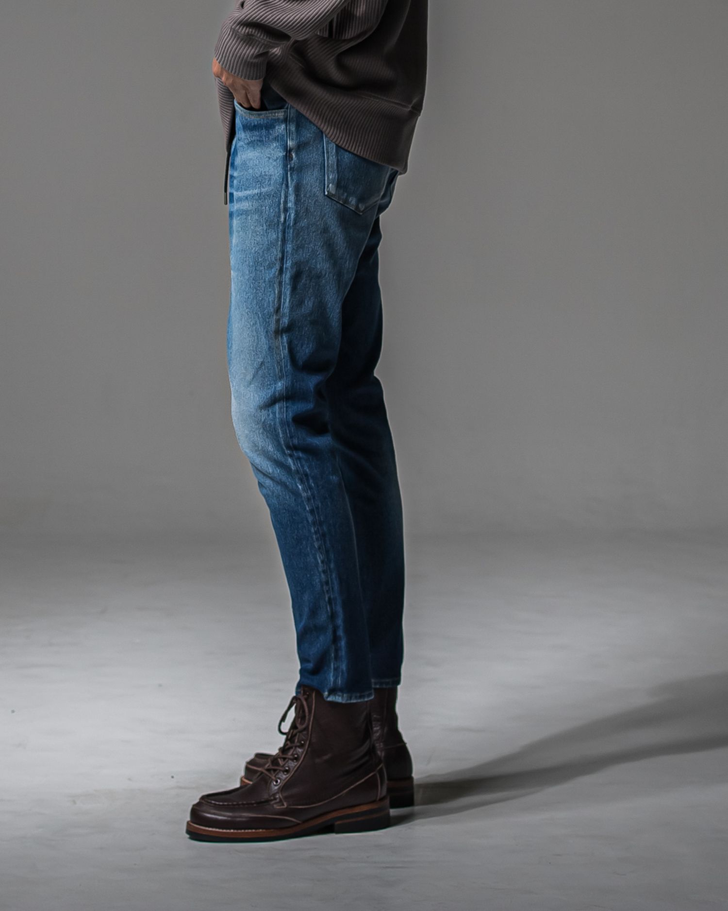 MICK DENIM JERSEY / RC37-ST-020 / デニムジャージテーパードパンツ / ダークインディゴ (9月上旬入荷予定)