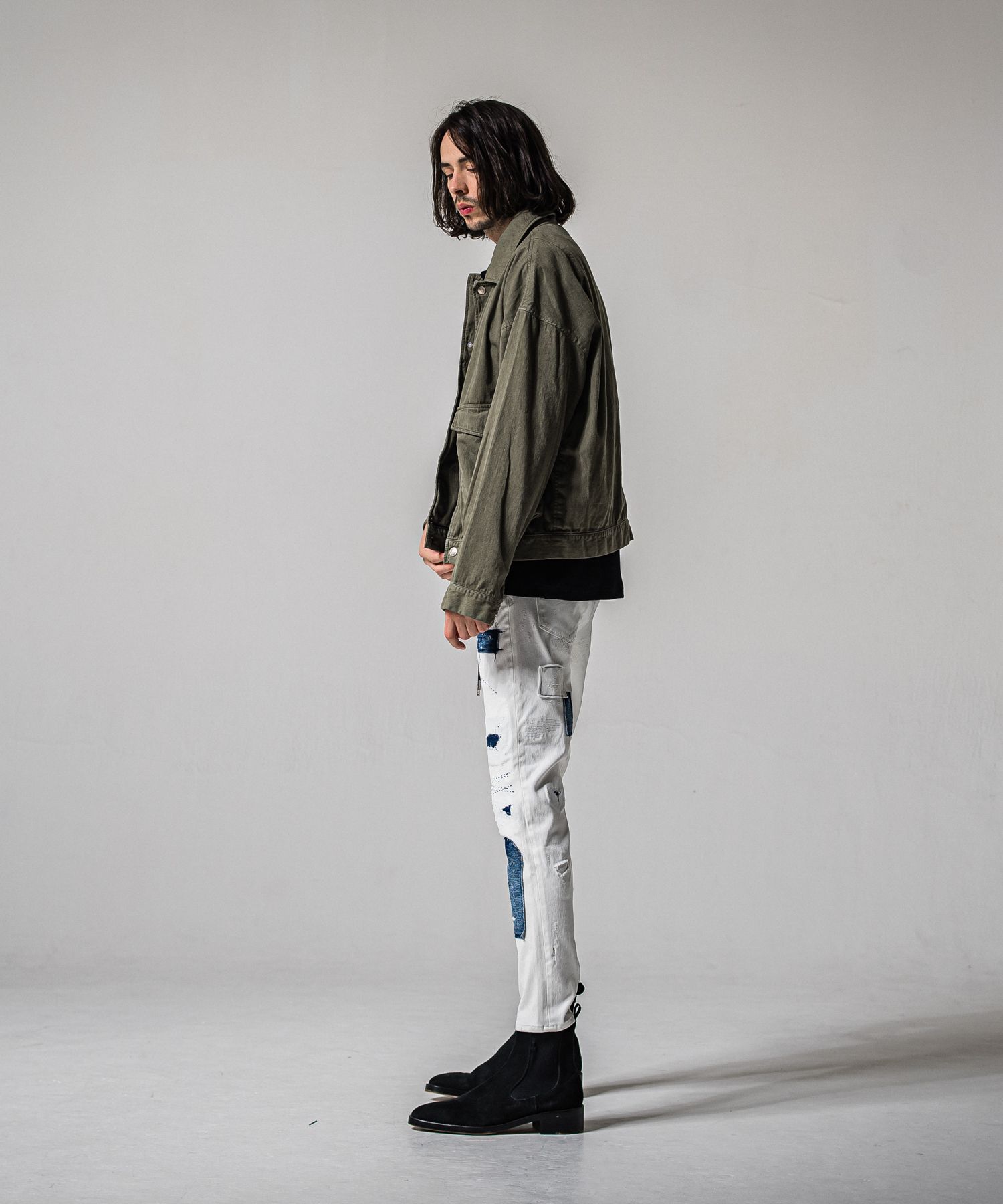 LDENIM AG FLIGHT JACKET / RC39-JK-003 / デニムフライトジャケット / カーキ (3月中旬入荷予定)