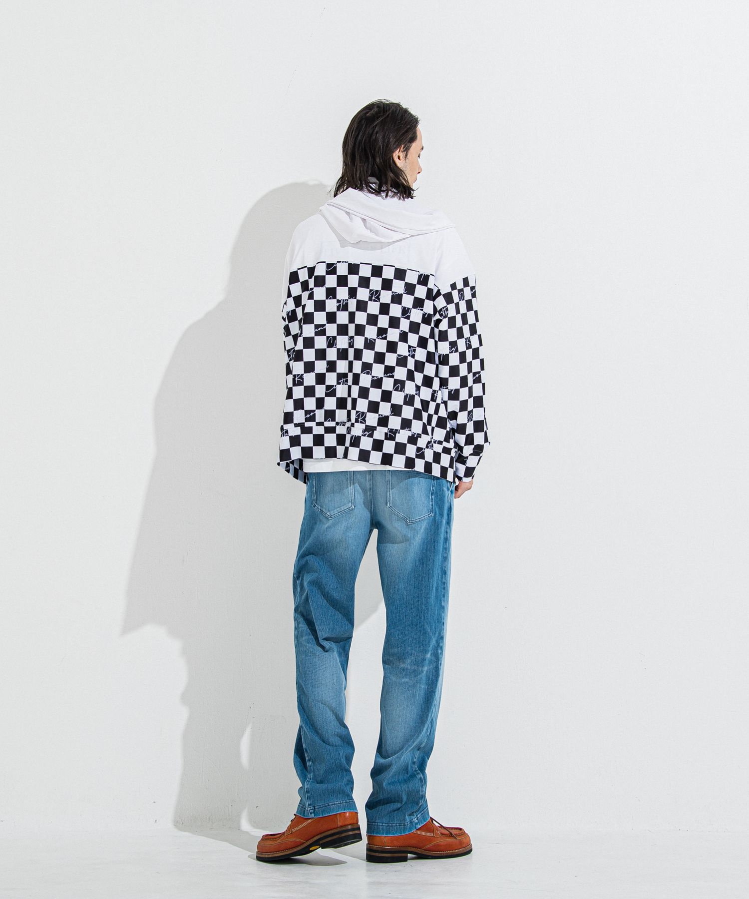 DENIM JERSEY WIDE PT / RC36-ST-016WTD / ライトオンスデニムジャージワイドパンツ / ライトインディゴ