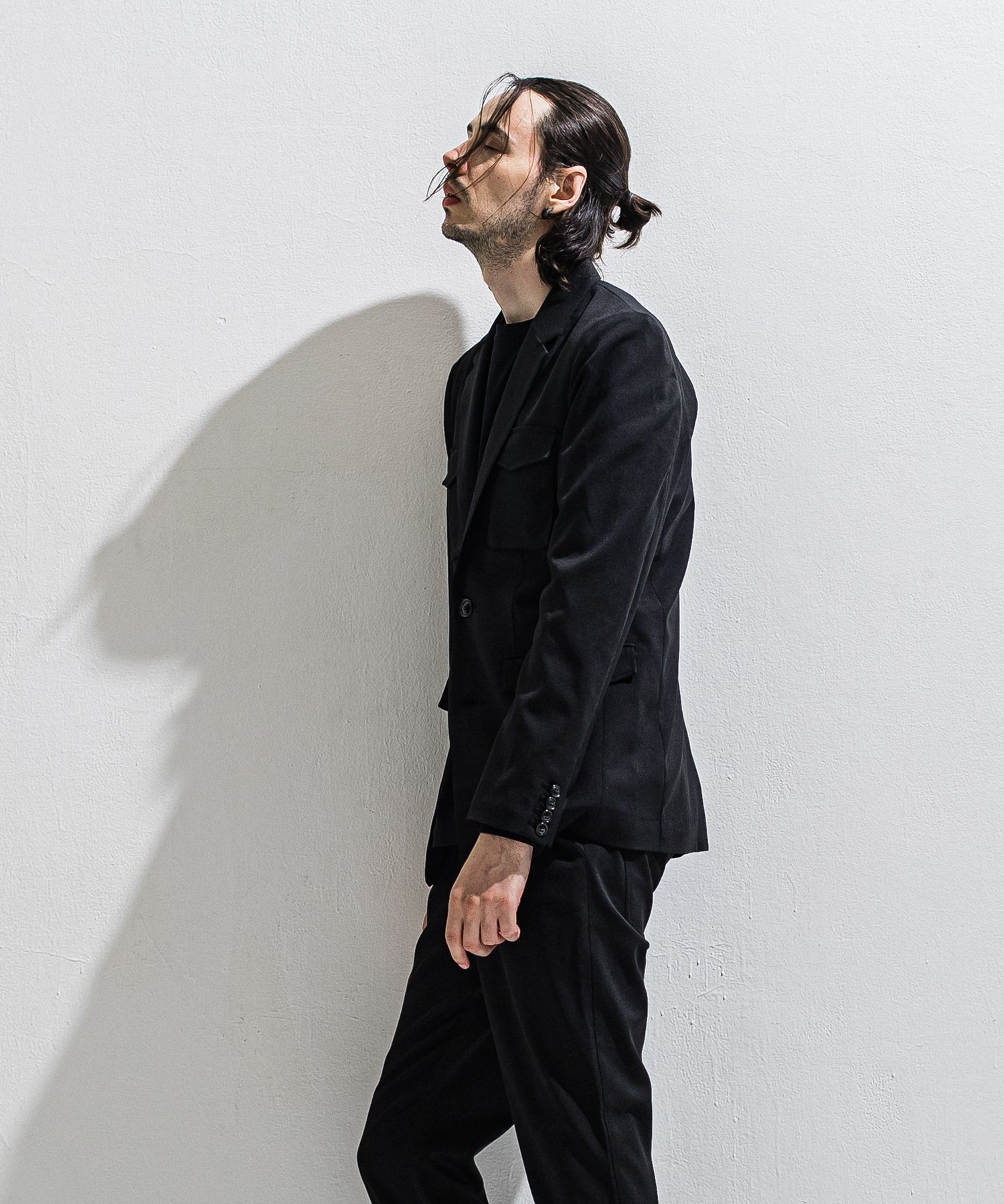 PS-65 JACKET / DP1-JK-002 / ミリタリーテーラードジャケット / ブラック (2月中旬入荷予定)