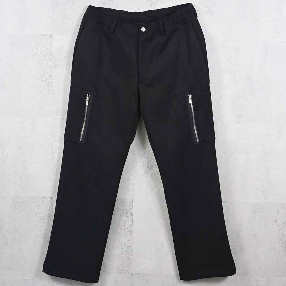 DAVID CARGO PANTS / RC38-ST-040 / スエードワイドカーゴパンツ / ブラック (1月上旬入荷予定)