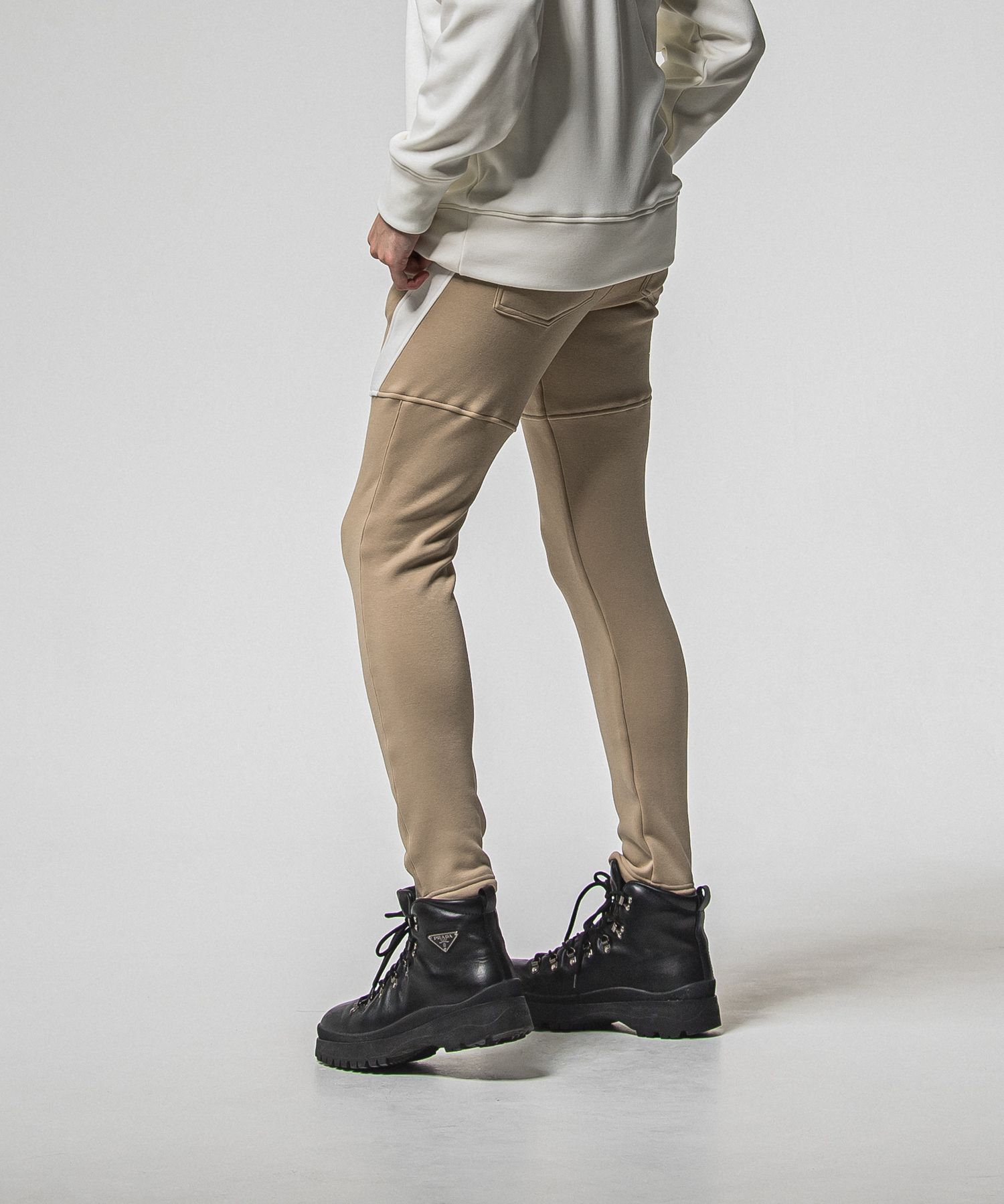 VELOURS FLEECE TYLER PANTS / RC38-ST-026H / 裏起毛スウェットラインパンツ / ブラウン (11月中旬入荷予定)