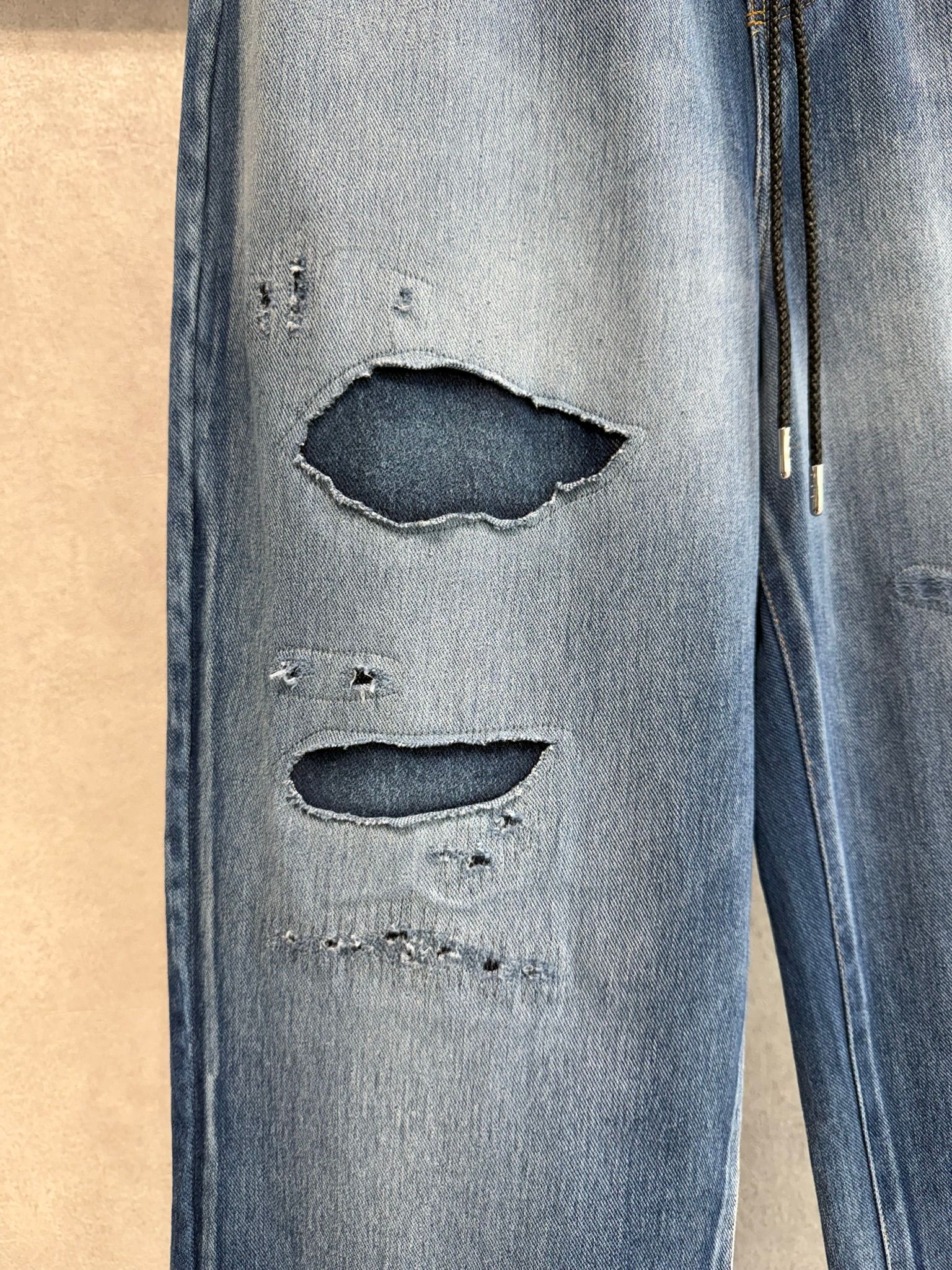 KING DENIM JERSEY / RC38-ST-005 / デニムジャージバギーワイドパンツ / インディゴクラッシュ