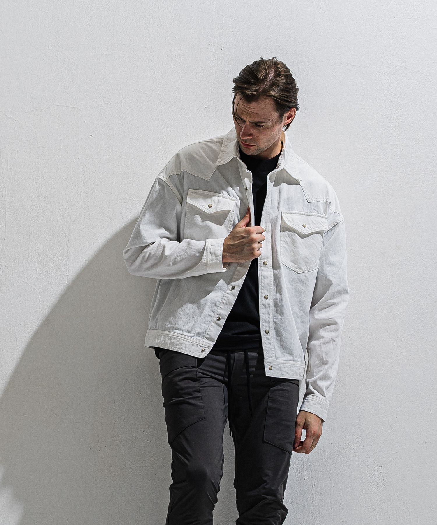 WESTAN JK / DP1-JK-004 / ウエスタンシャツジャケット / ホワイト (3月中旬入荷予定)