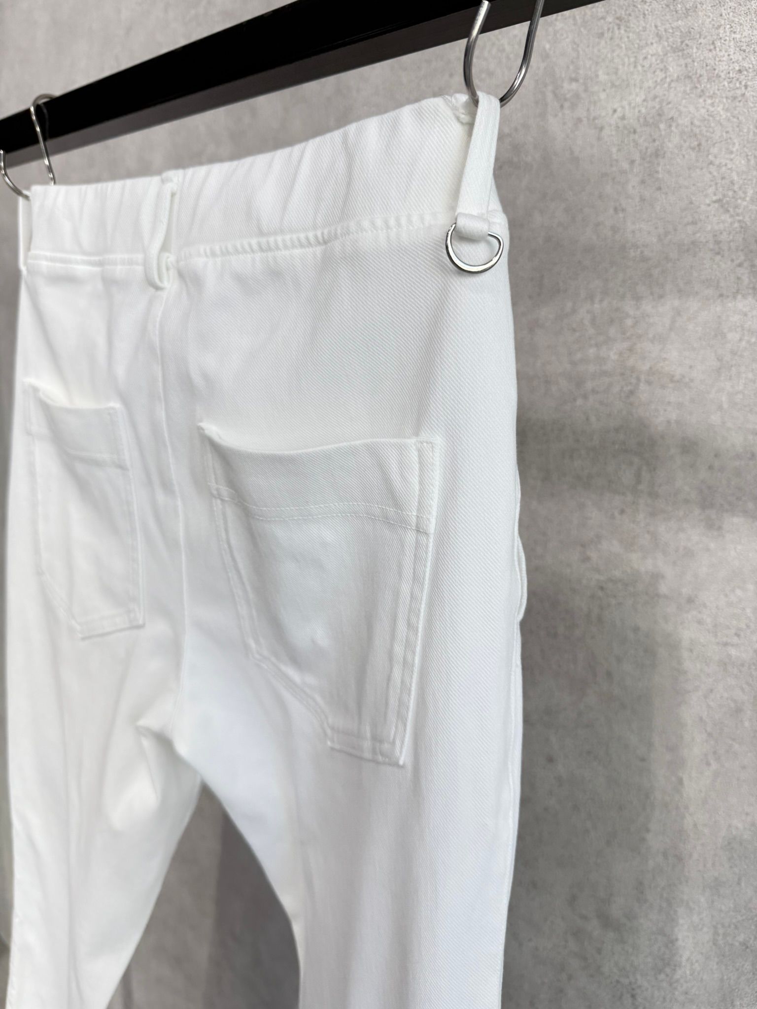 DENIM JERSEY CHRIS EASY TUCK PT / RC36-ST-016TD / ライトオンスデニムジャージイージータックパンツ / ホワイト