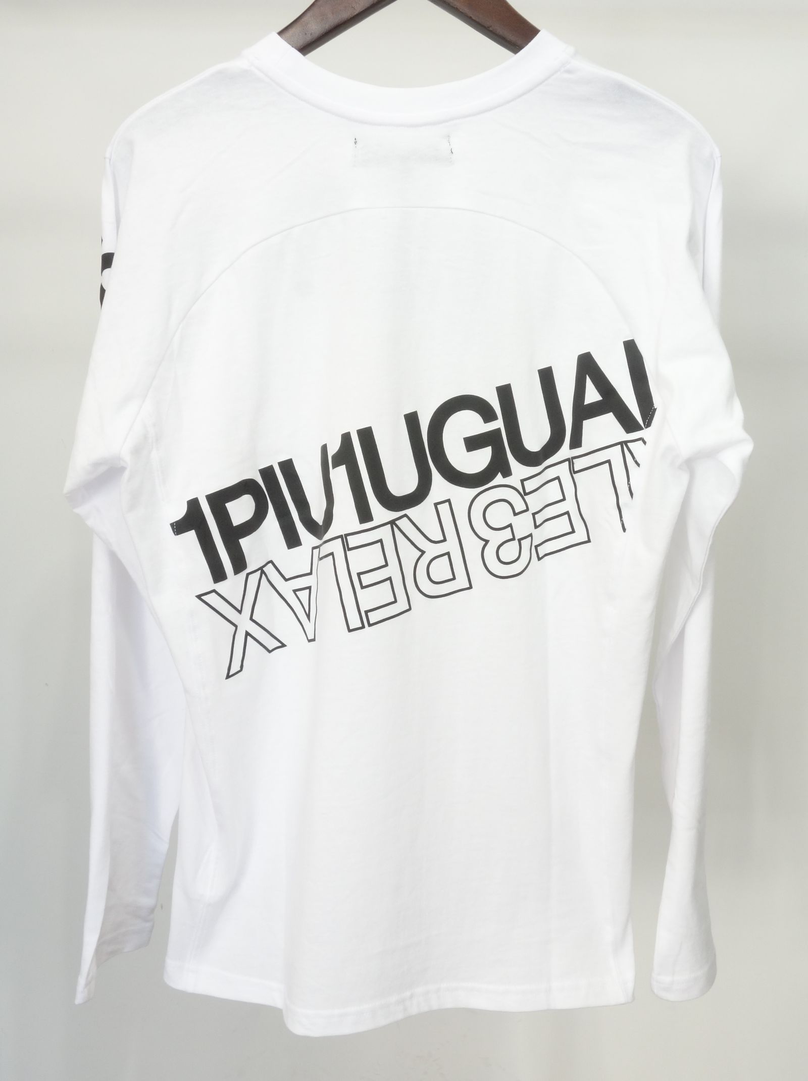 ハイデンシティダブルロゴ長袖Tシャツ / ust-21002