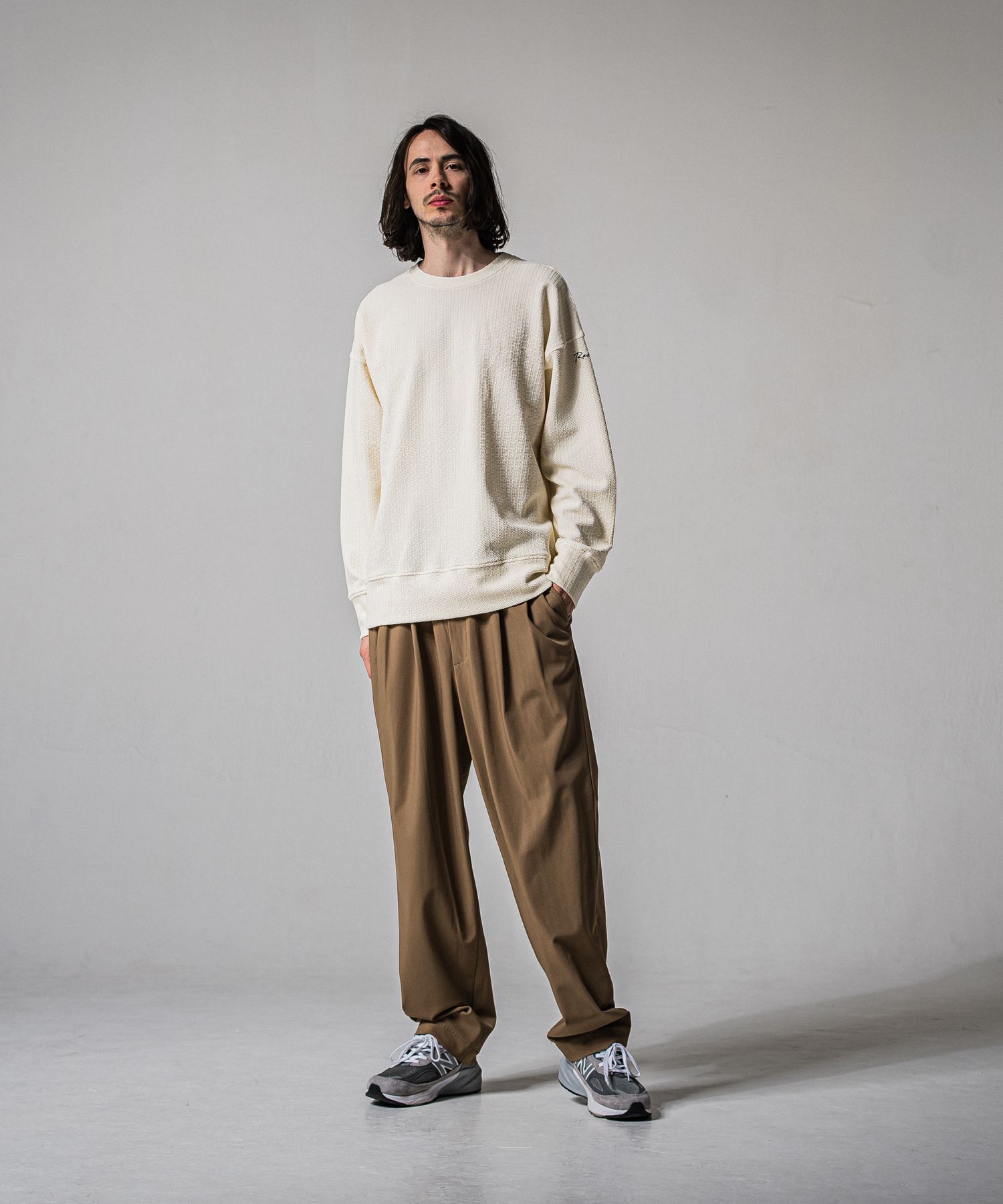 BEN PANTS / RC39-ST-038 / スーパーワイドパンツ / ベージュ (1月中旬入荷予定)