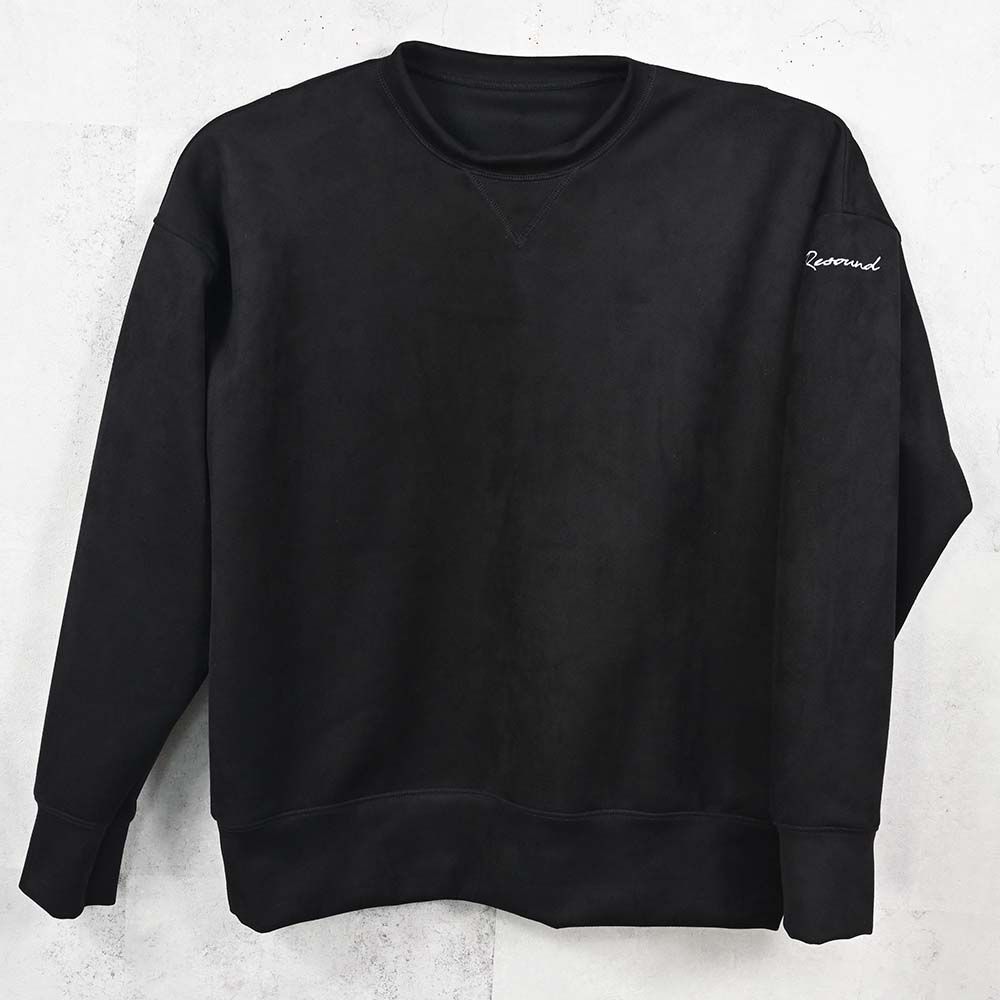 SUEDE DROP TRAINER / RC38-C-005 / スエードトレーナー / ブラック (1月上旬入荷予定)