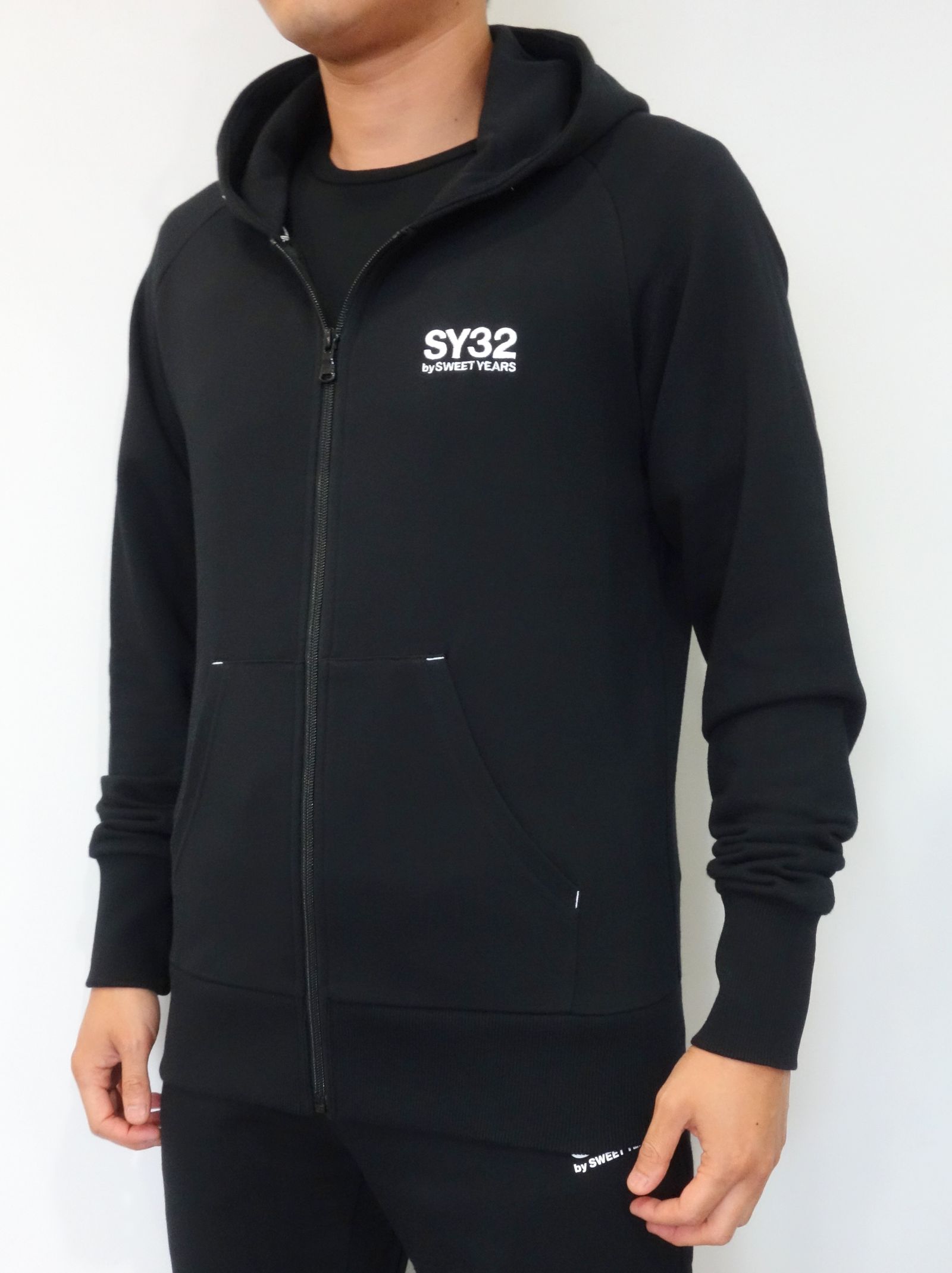 SY32 by SWEET YEARS - BASIC ZIP SWEAT SETUP / TNS1703_2