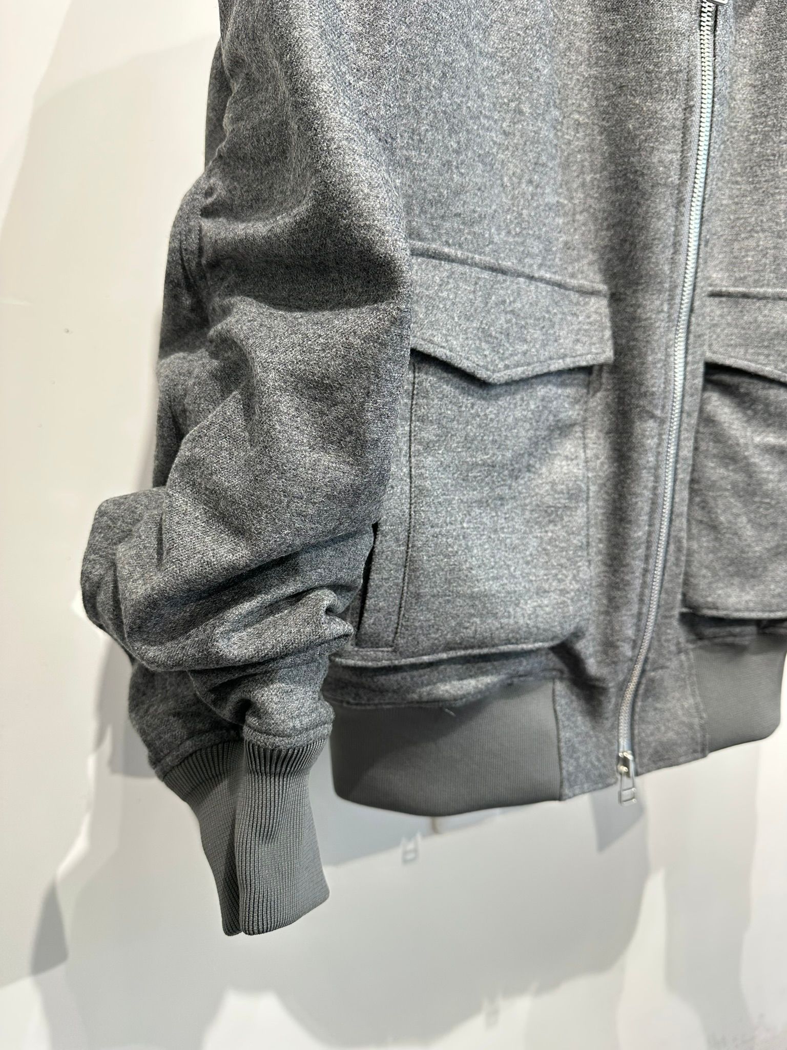AG WOOL FLIGHT JK / RC34-JK-006 / ウールミリタリージャケット / グレー