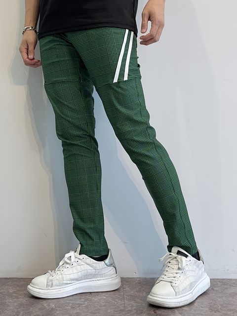 TYLER LINE PANTS / RC28-ST-026 / イージーラインパンツ / グレンチェックグリーン