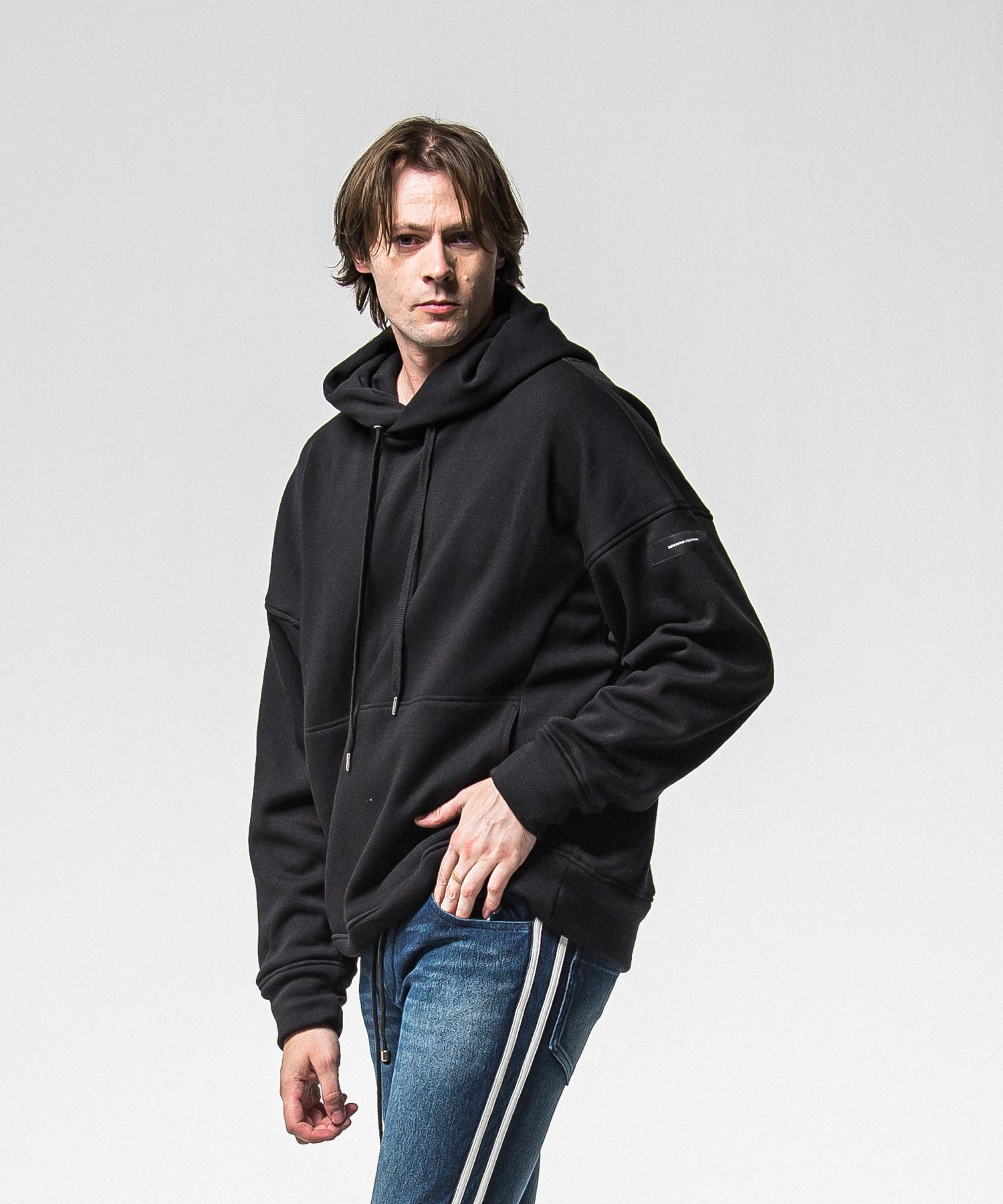 【FRIDAYコラボ】 FRIDAY OLD COVER VELOURS FLEECE TRAINER / RCF1-C-001 / 裏起毛FRIDAYオールドカバートレーナー / ブラック (11月上旬入荷予定)