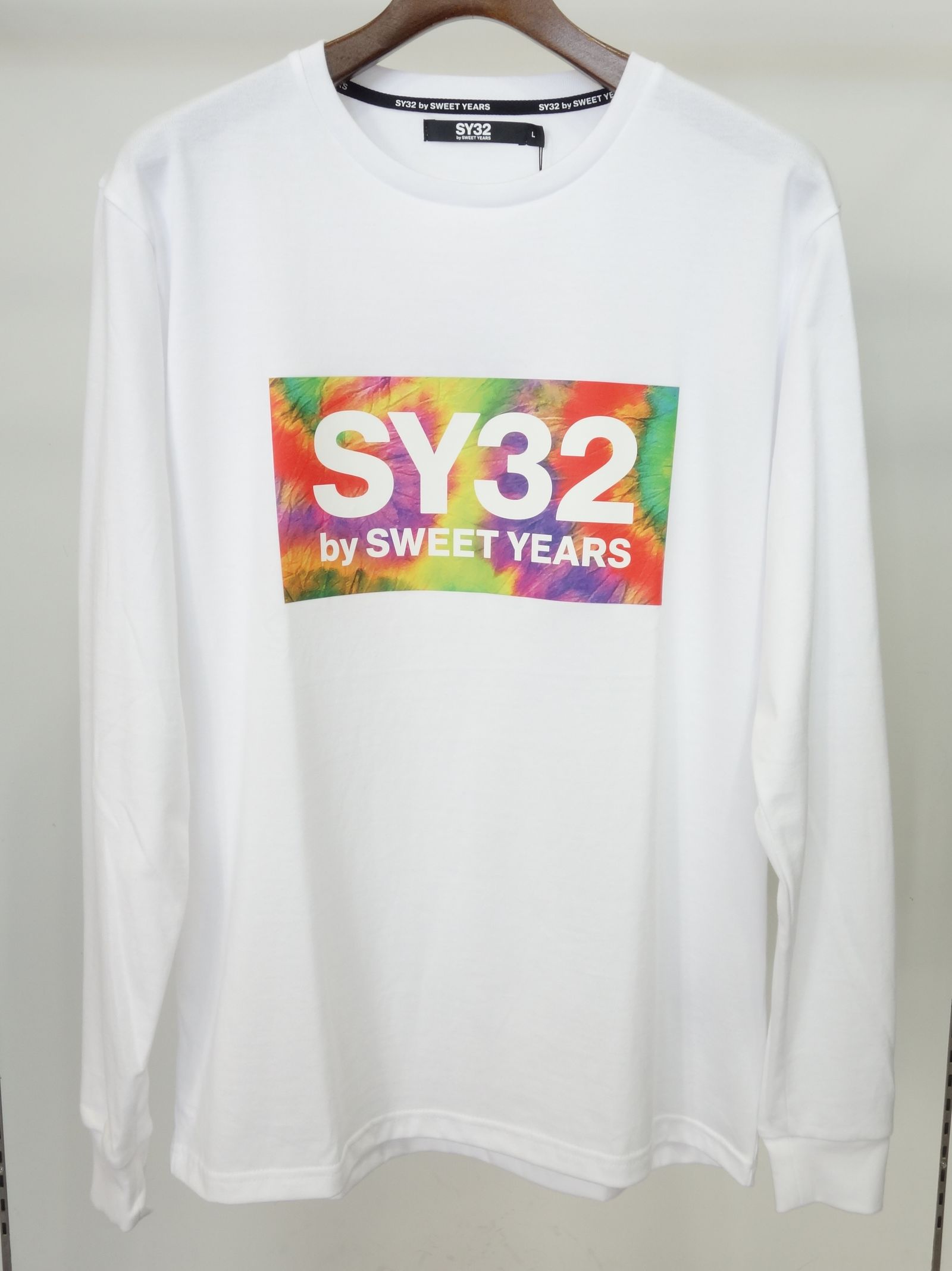 TIE DYE BOX LOGO L/S TEE / TNS1737J / ロングスリーブTシャツ
