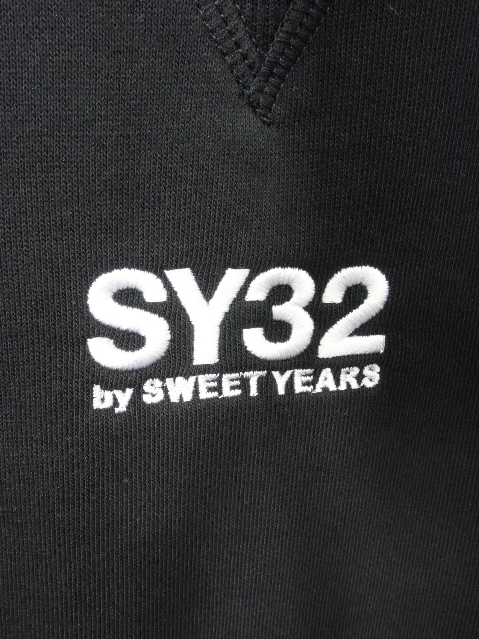 SY32 by SWEET YEARS サークルスター ロゴ刺繍 スウェット身幅54