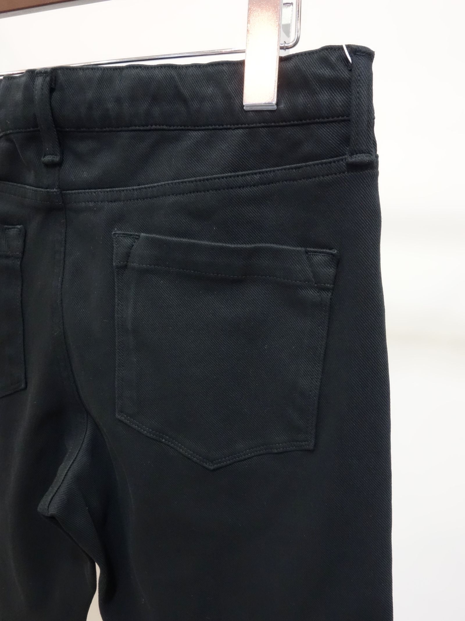 MICK DENIM JERSEY / BASIC-ST-020 / デニムジャージテーパードパンツ / ブラック (9月上旬入荷予定)