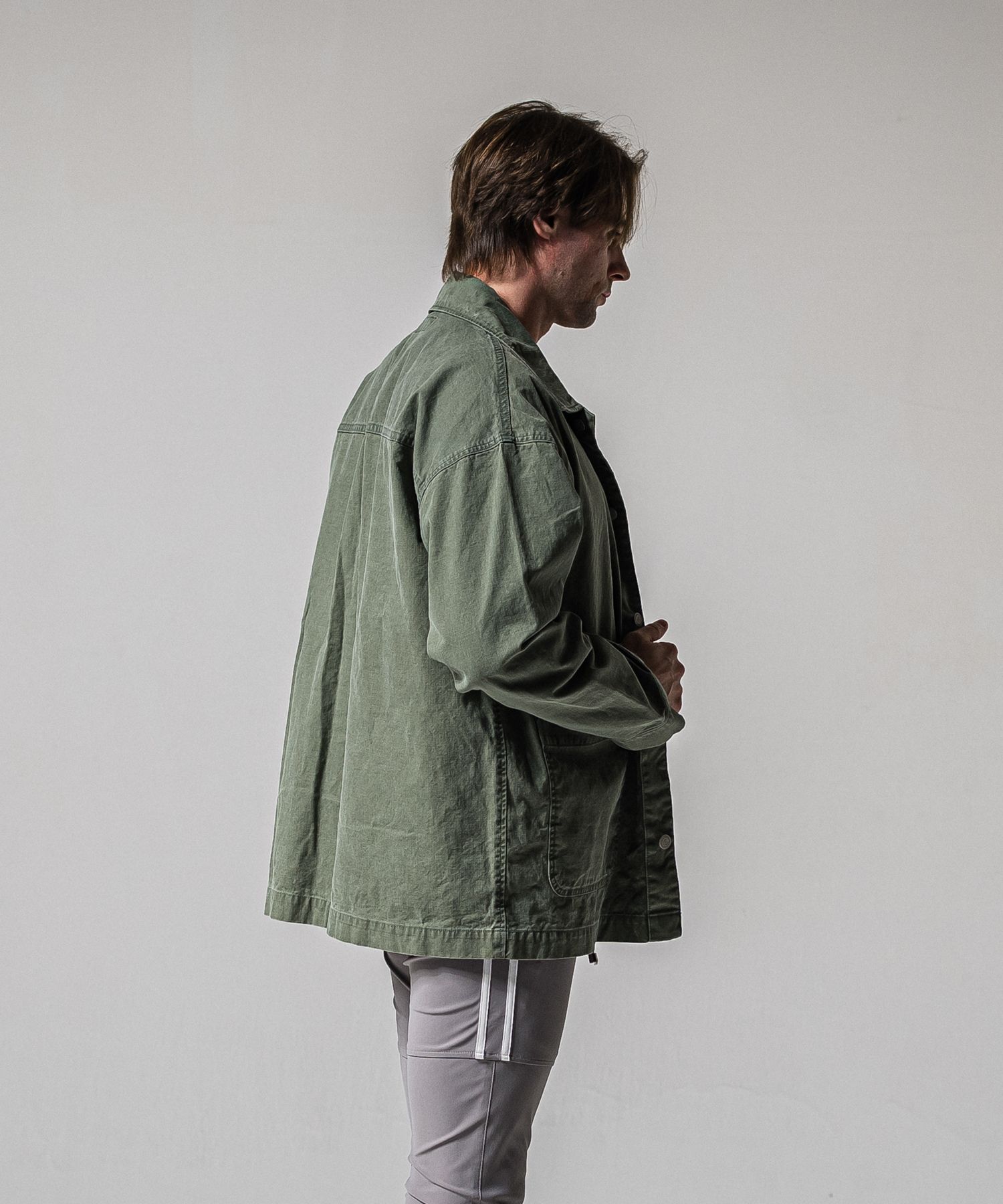 RC CAVER ALL / RC39-JK-004 / デニムカバーオール / ダックカーキ (3月中旬入荷予定)