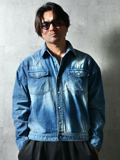 WESTAN JK / DP1-JK-004 / ウエスタンシャツジャケット / ミディアムインディゴ (3月中旬入荷予定)
