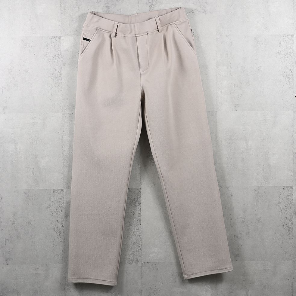 SEMI WIDE TUCK PANTS / RC41-ST-016WT / セミワイドタックパンツ / ブリスターベージュ (7月下旬入荷予定)